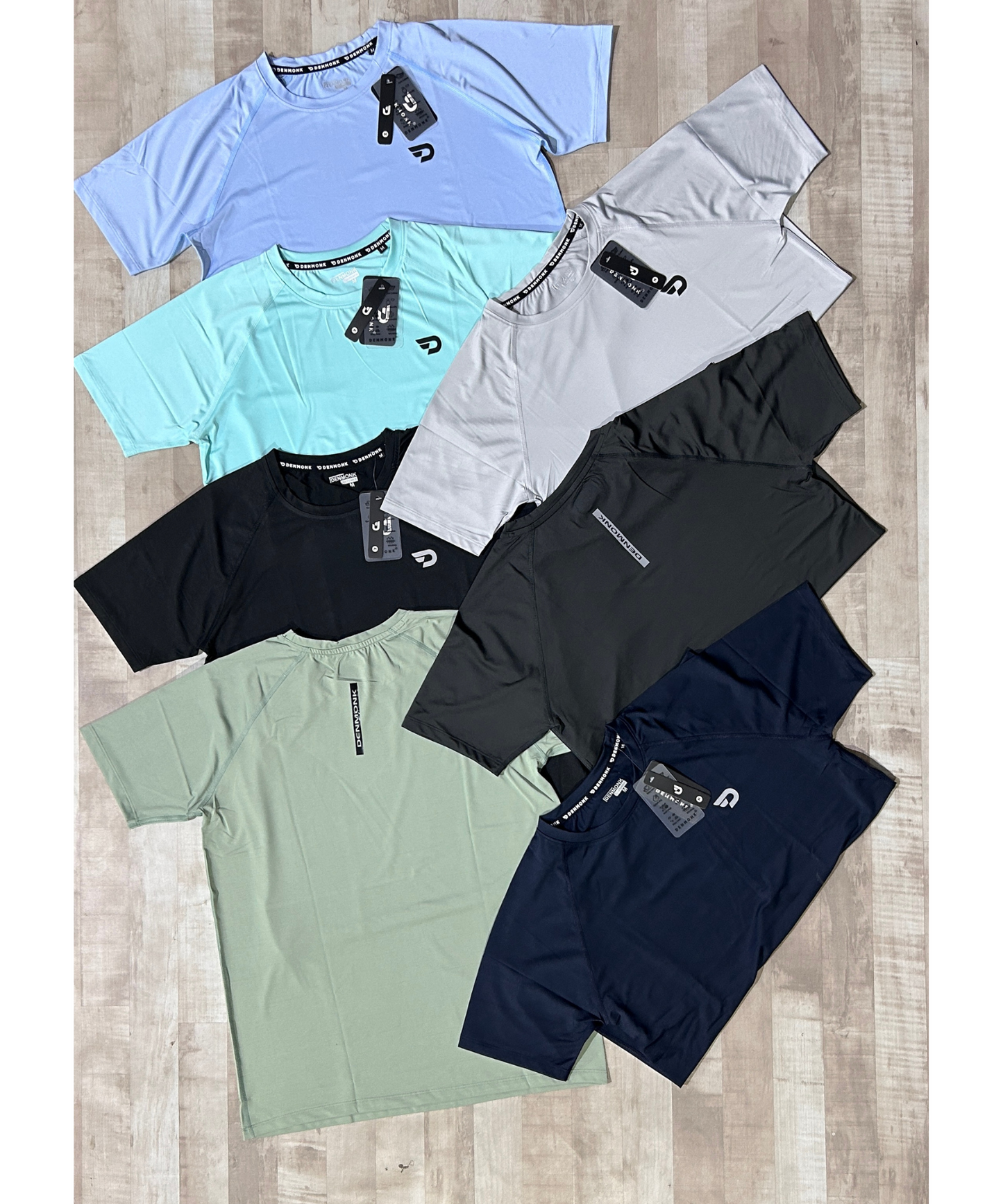 ActiveWear – Imported 4-Way Taiwan Lycra | 180 GSM | Raglan Sleeves | Round Neck | 6 Thread Stitching | 3D Logo | T-Shirt