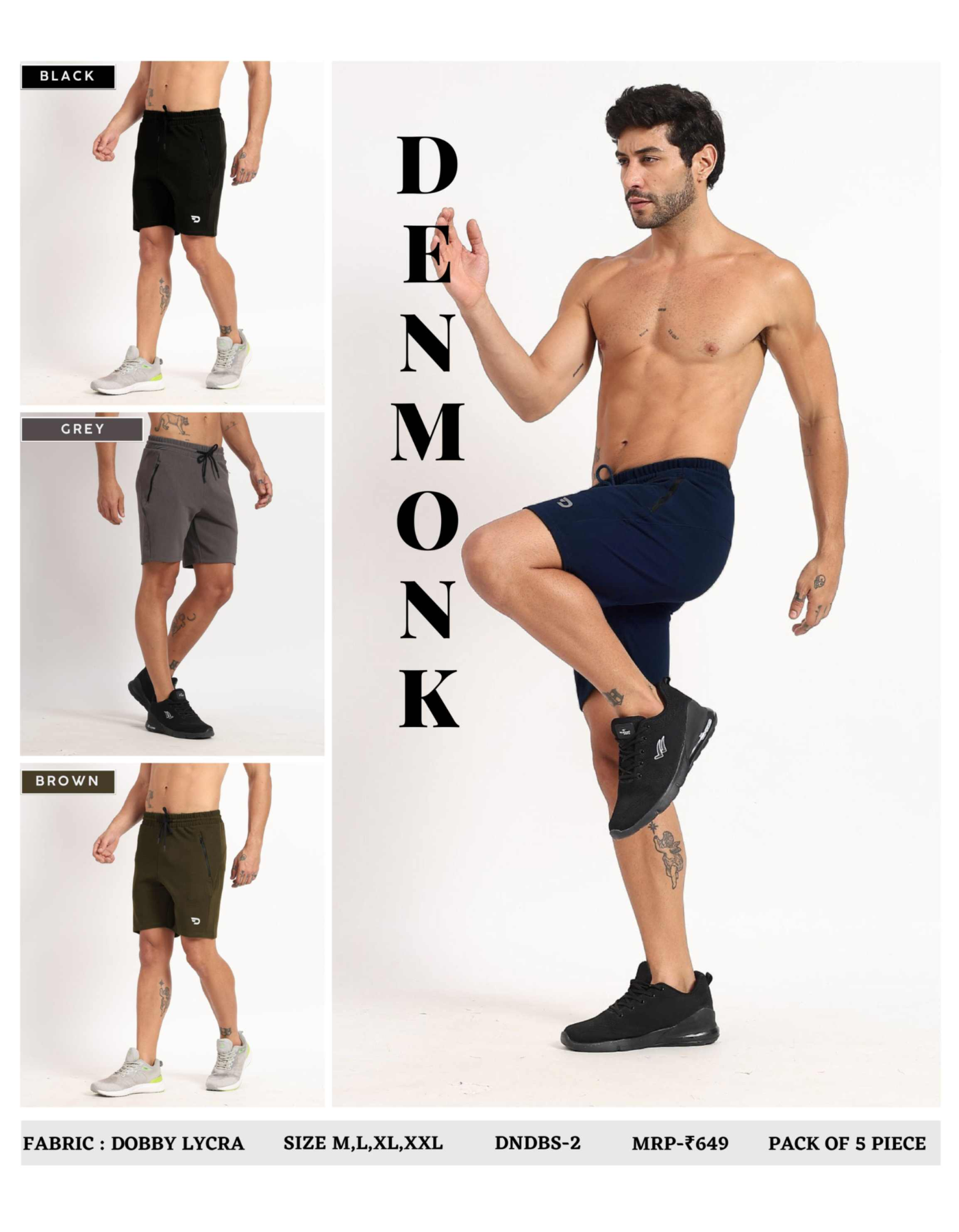 Dobby Lycra Shorts - B2BZONE