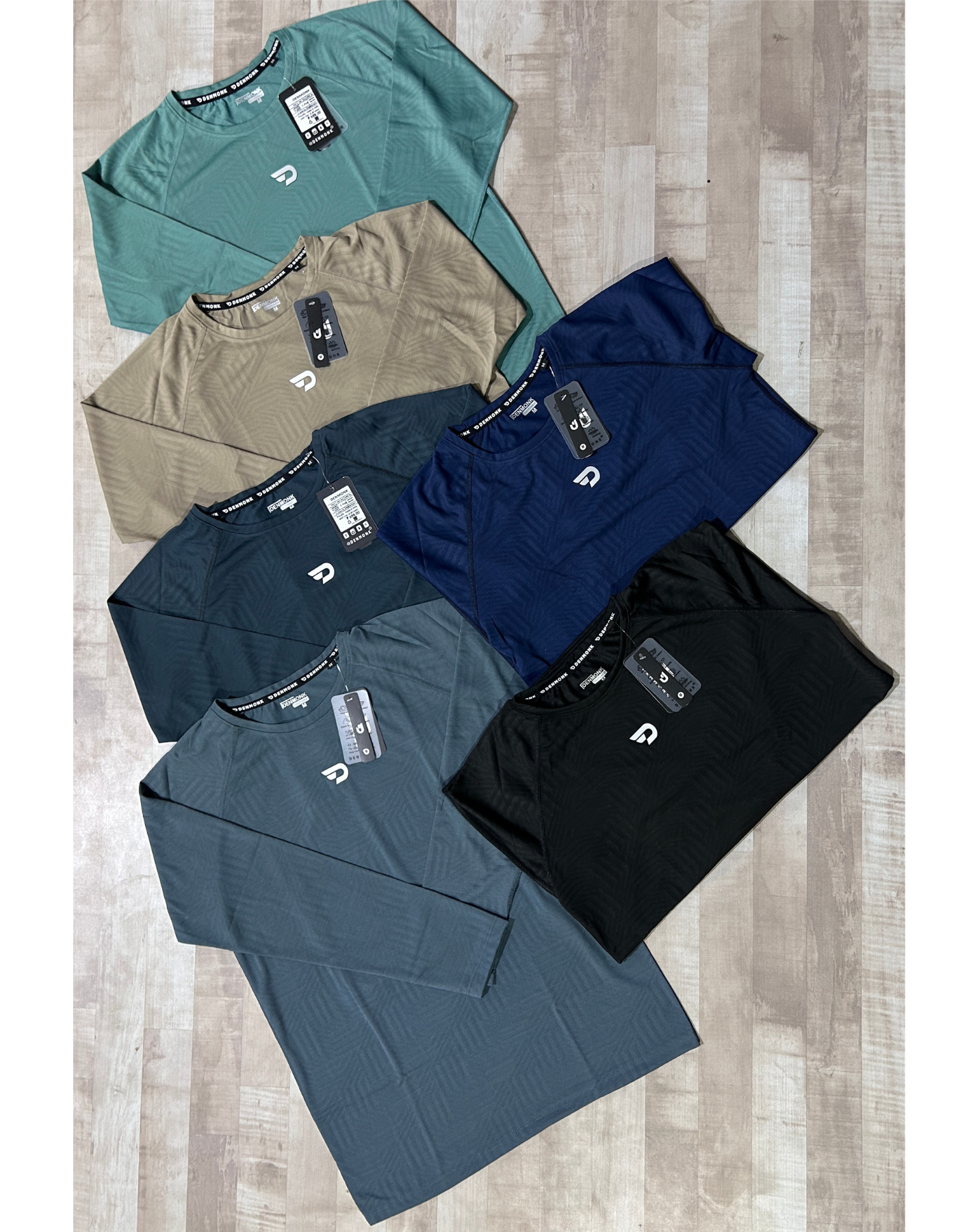 Men’s Jacquard Lycra Full Sleeve T-shirt - Imported Jacquard Lycra (GSM 180-190)