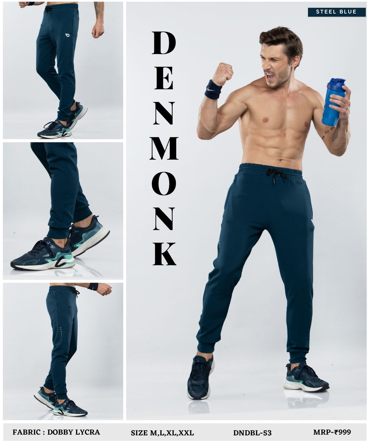 Ribbed Trackpant - Imported Dobby Lycra Trackpant (GSM 280)
