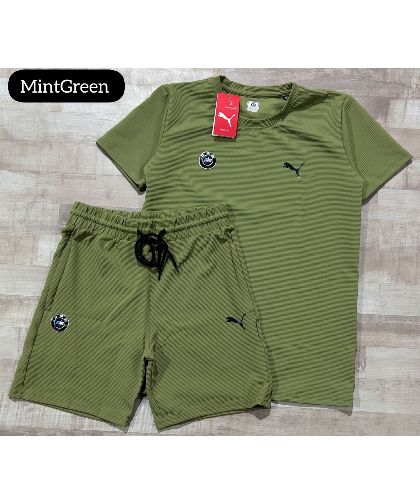 Cord Lycra T-shirt & Short Combo - B2BZONE