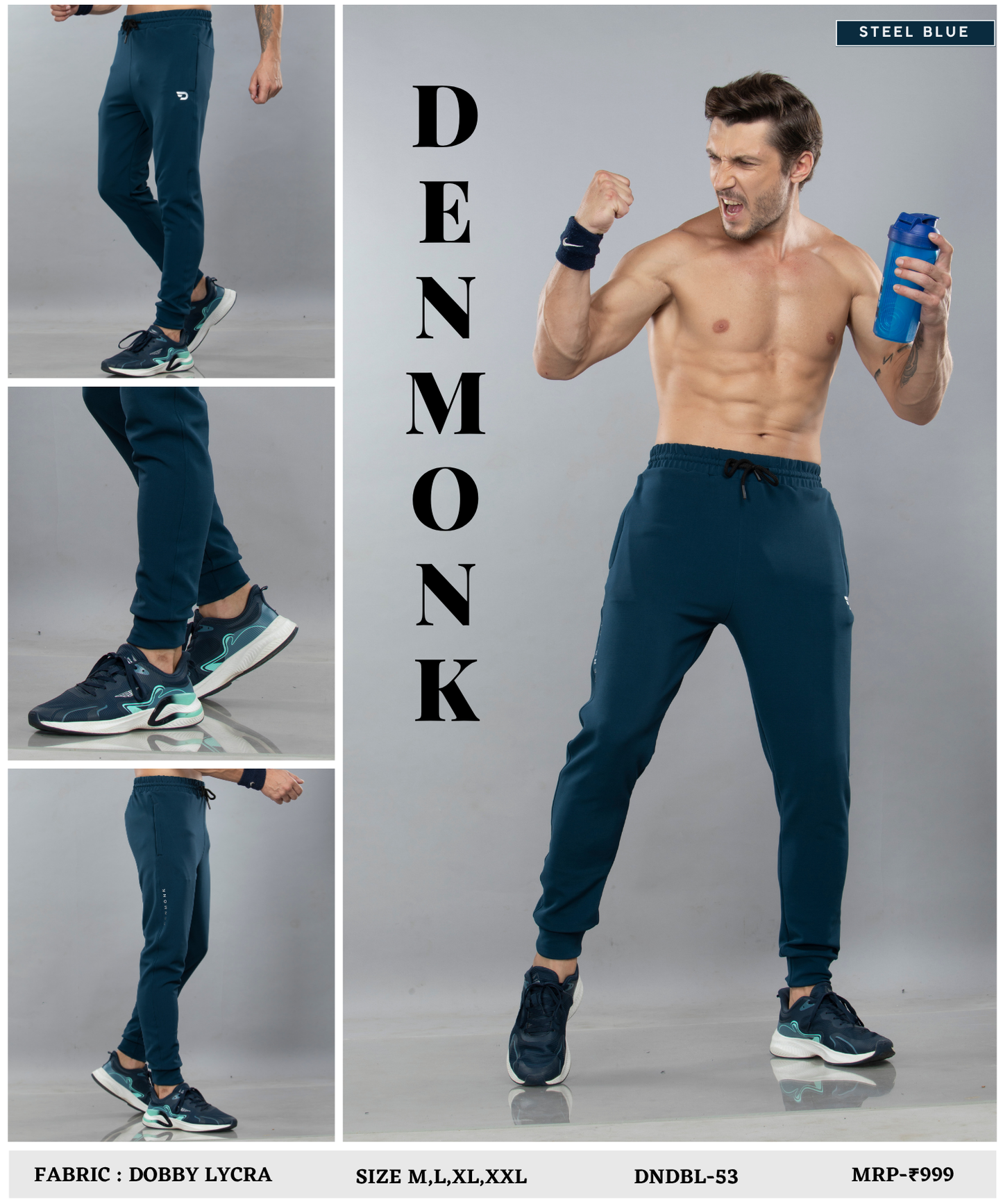 Ribbed Trackpant - Imported Dobby Lycra Lower (GSM 280)