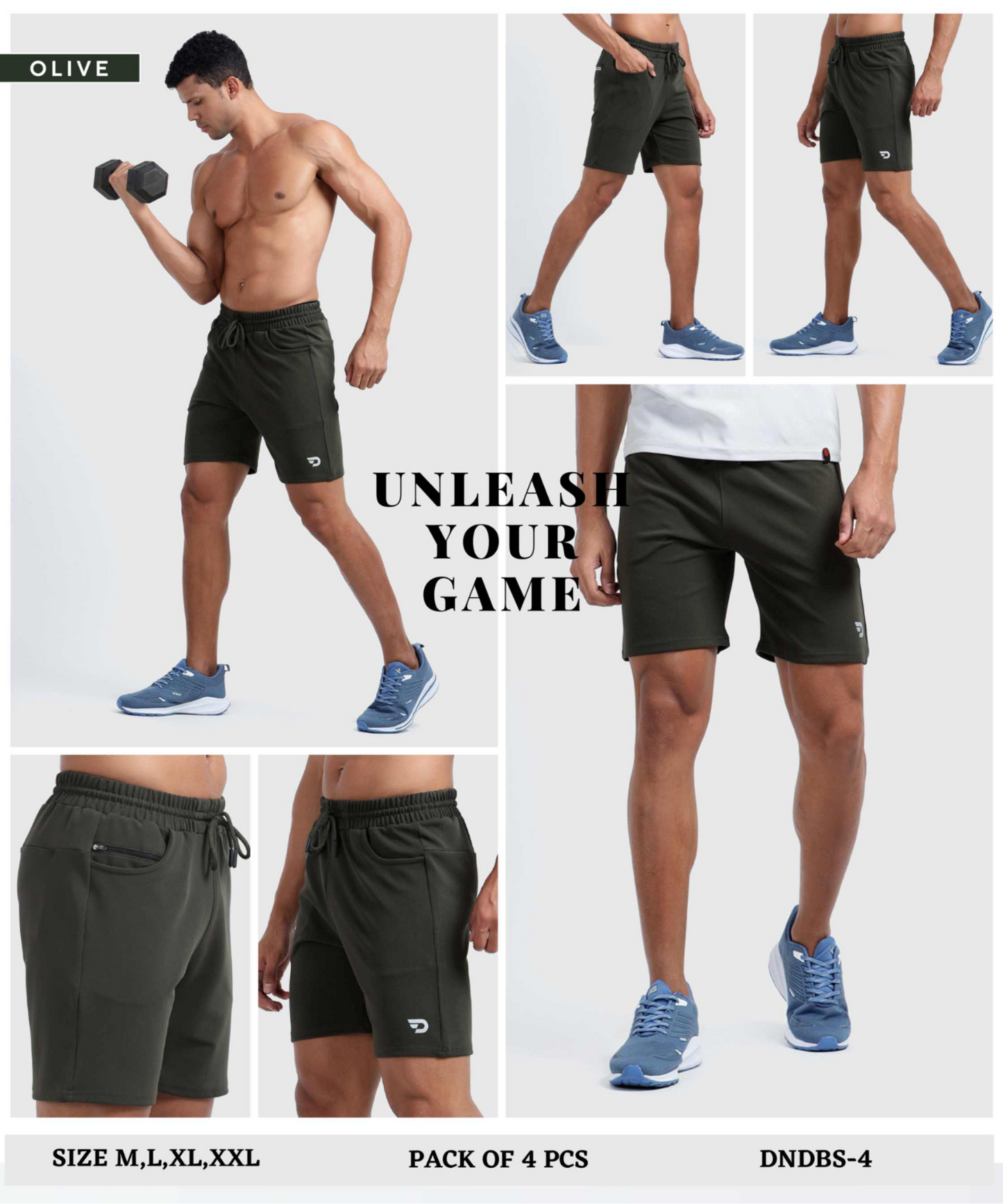 Hybrid Fit Shorts - Imported Dobby Lycra (GSM 260)