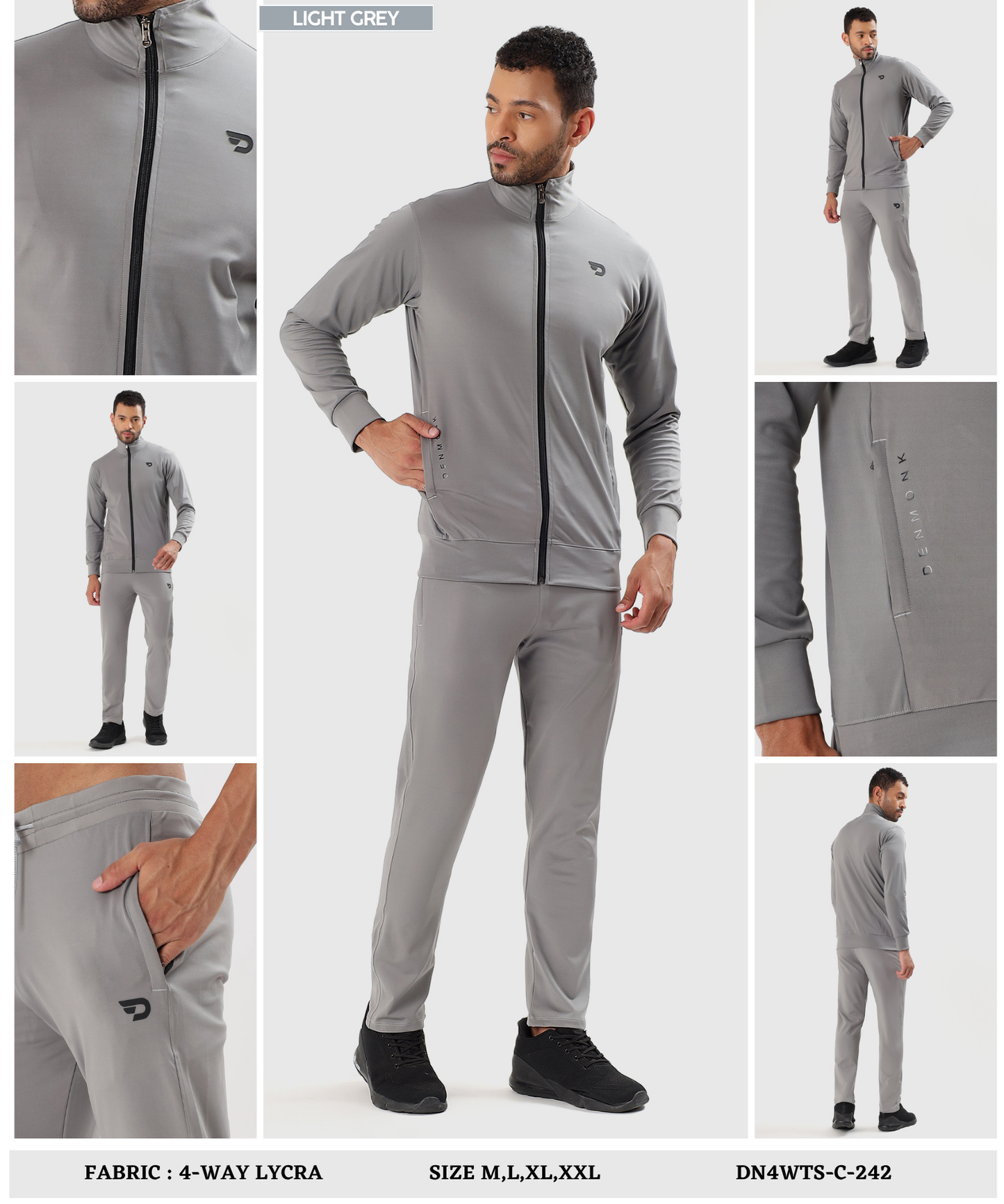 AeroFlex TrackSuit – Imported 4-Way Taiwan Lycra | GSM 290