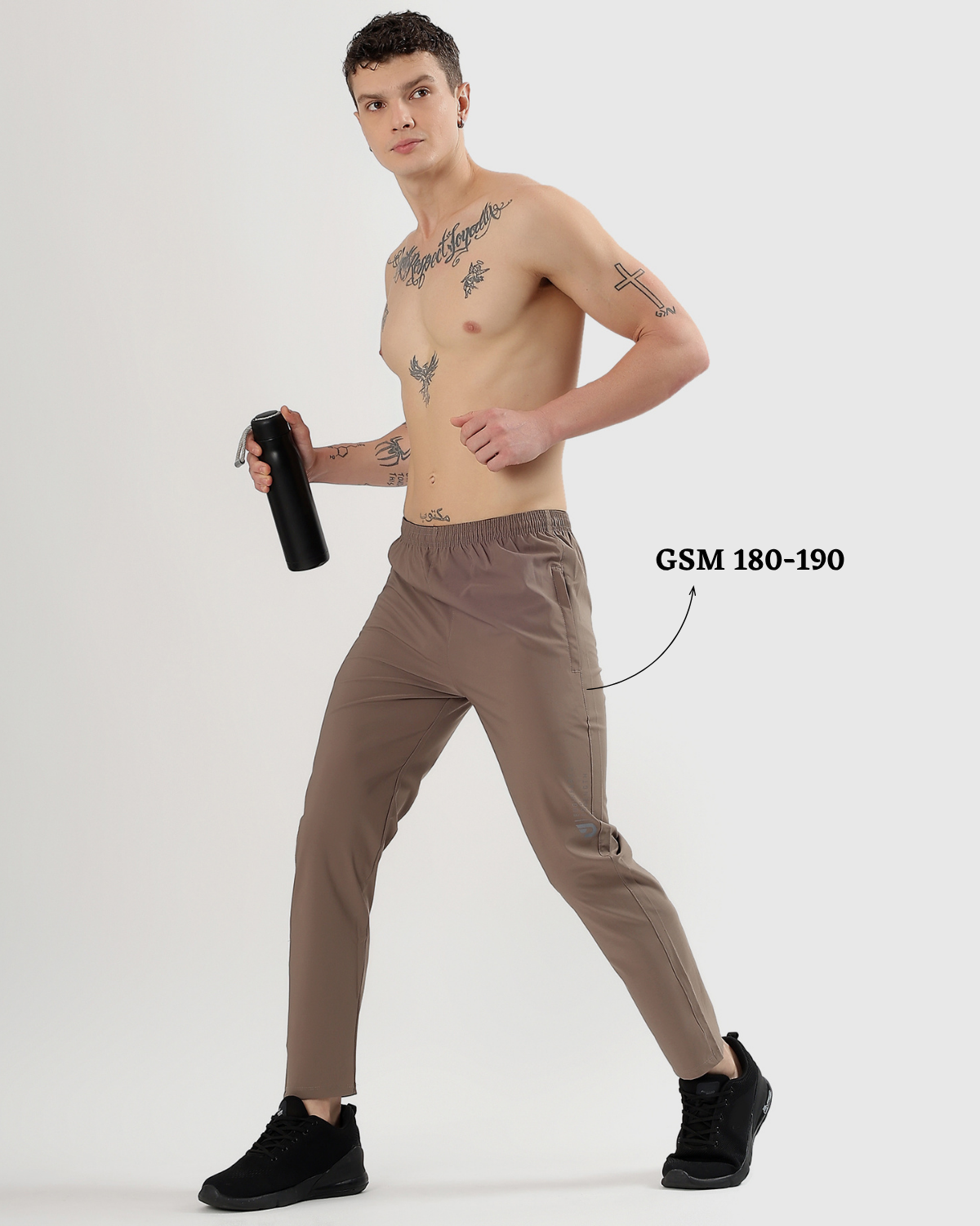 Slight Stretch Trackpant - Imported Ns Terry Lycra (GSM 180-190)