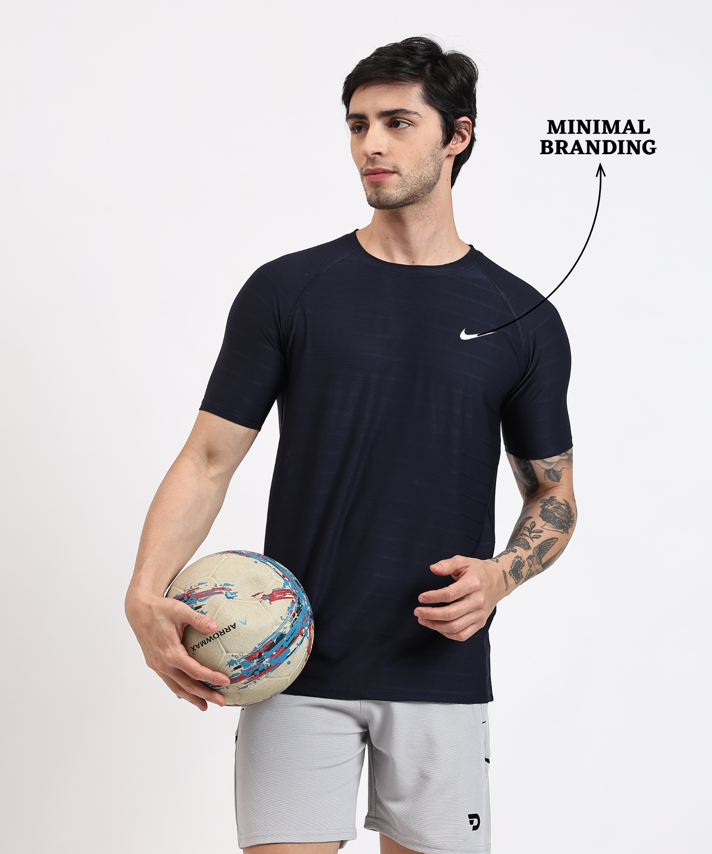 Pin Point Knit Mess Lycra T-shirts