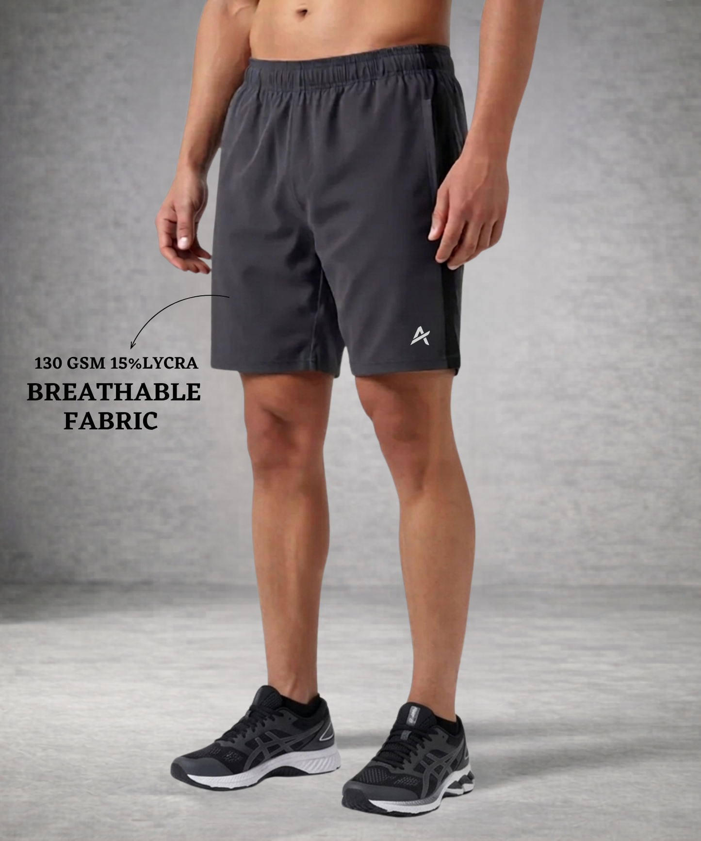 Imported NS Parachute Lycra  Shorts – 12% Lycra | 130 GSM | Athvix Active Wear By Denmonk