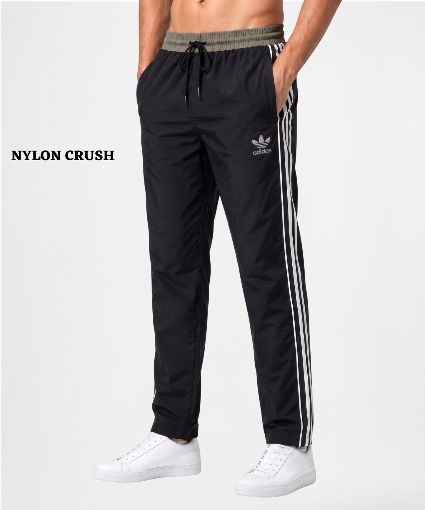 Imported Nylon Crush Lycra TrackPant (180 GSM)