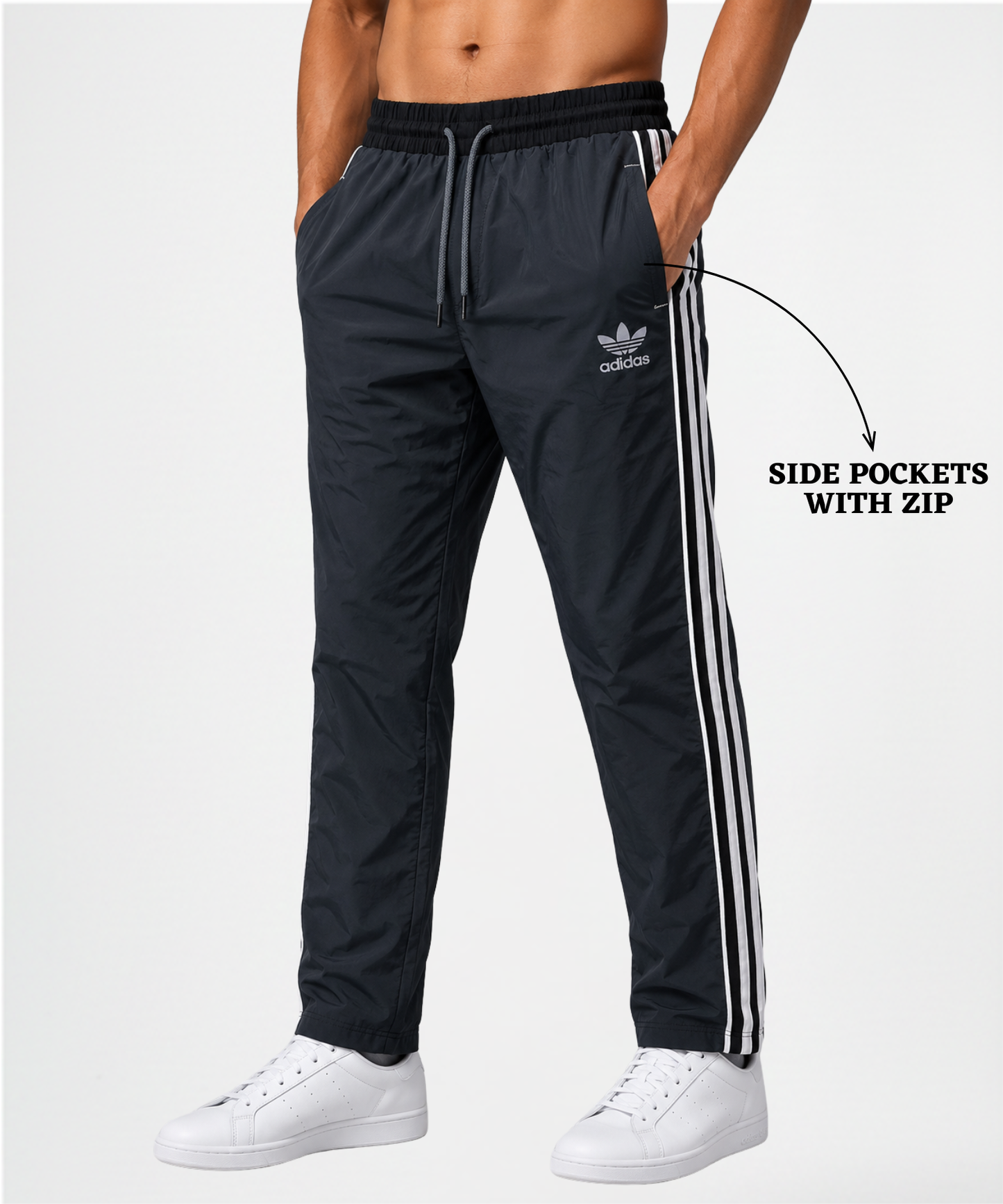 Imported Nylon Crush Lycra TrackPant (180 GSM)