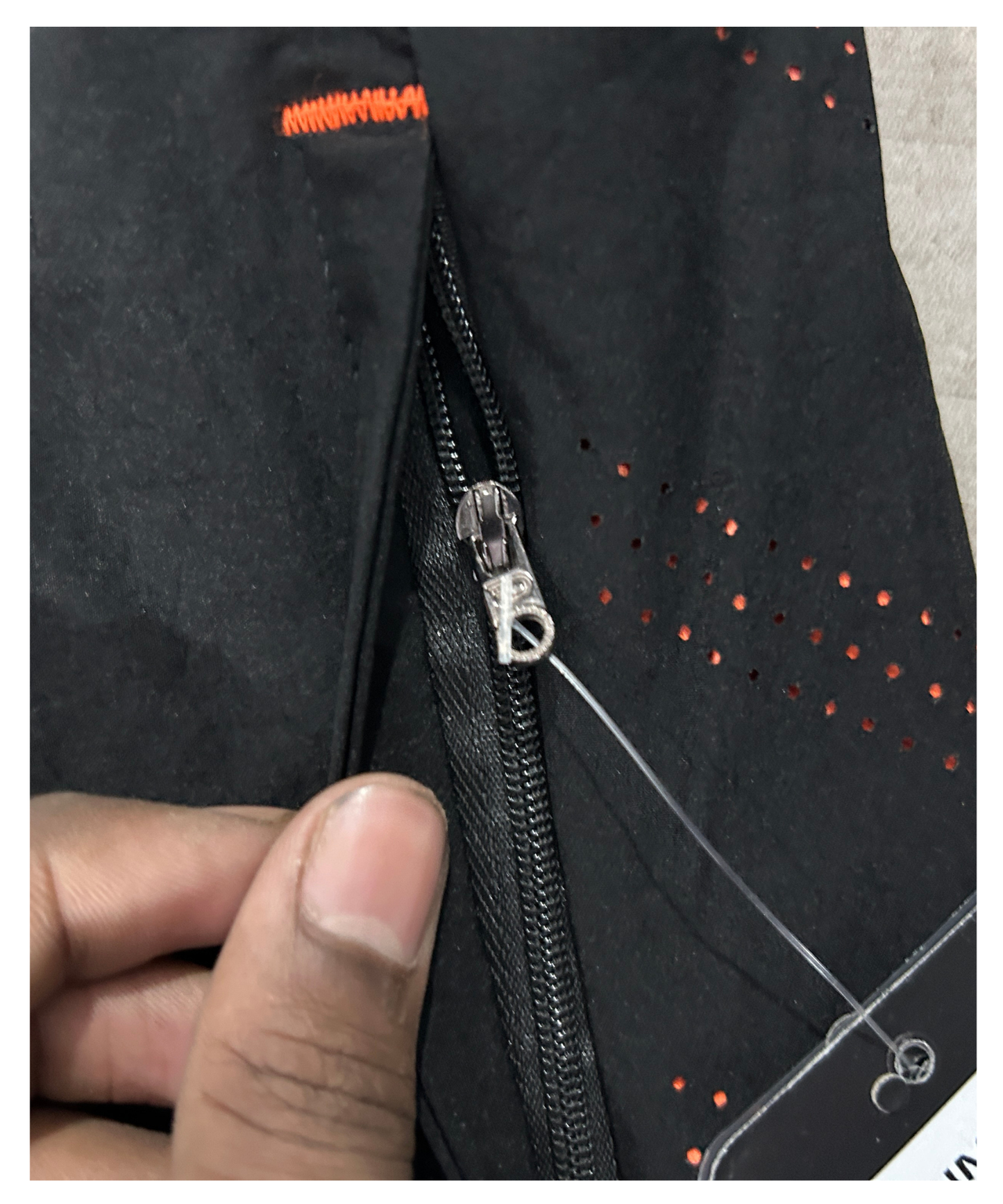 Imported Nylon Crush Lycra Trackpant – 180 GSM  Stylish Laser Cut Patch Design