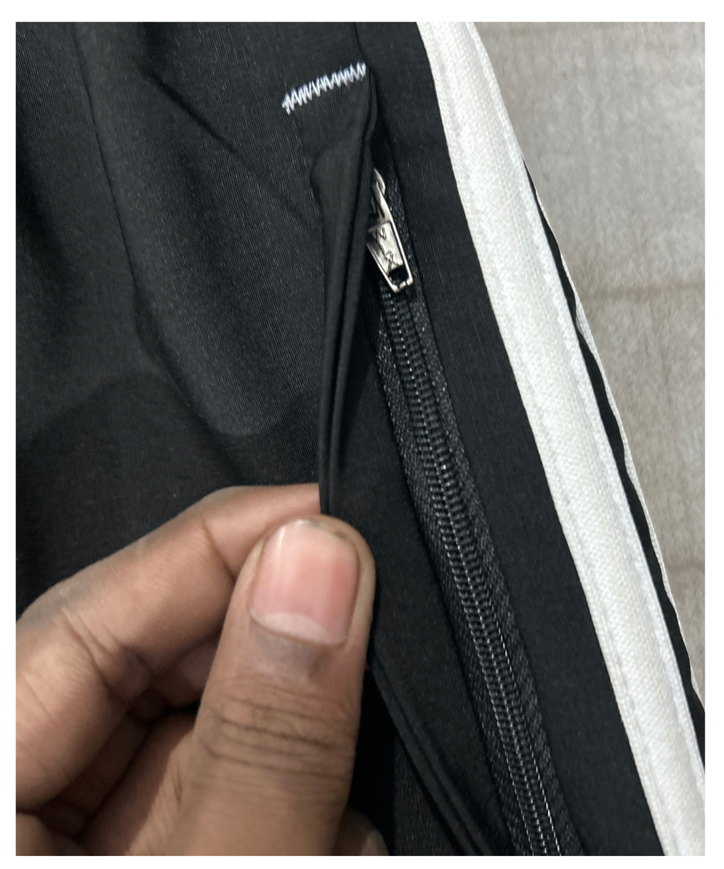 Imported NS Terry Lycra Lower  (GSM 180-190) Three Strip Design