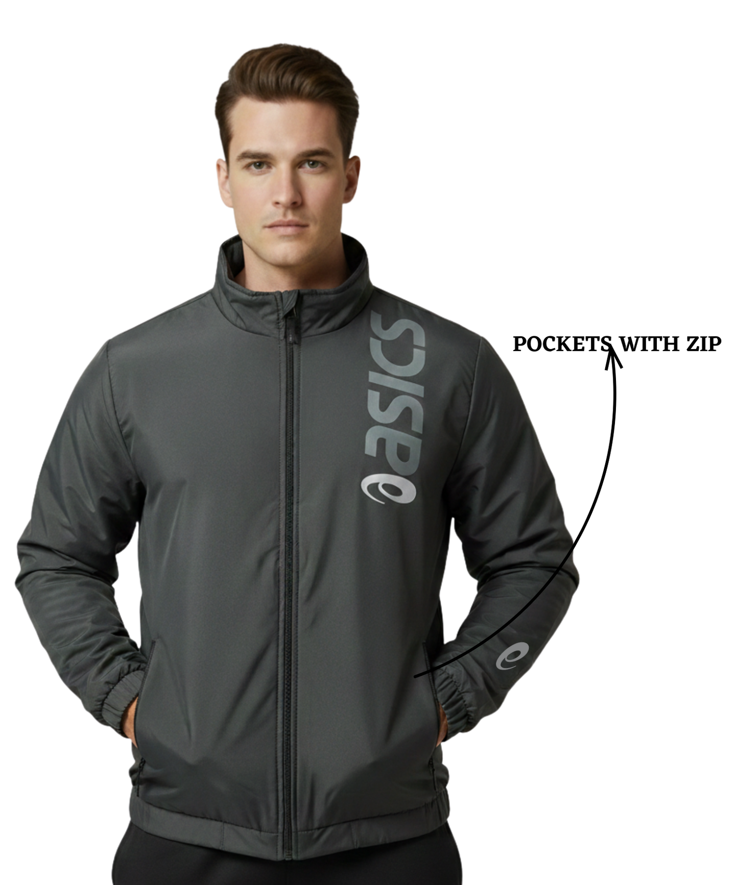Premium Feather touch Embossed Printed Waterproof Windcheater ( Gsm 350 , Rice-knit fabric inside )