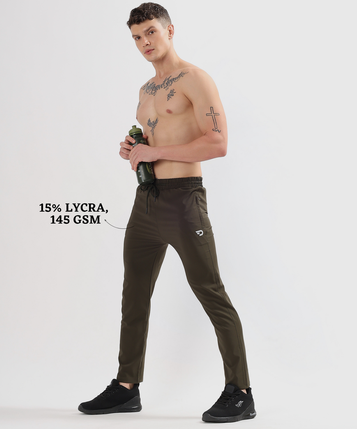 ActiveFlex Trackpant  – Imported Ns Parachute Lycra | 145 GSM, 20% Lycra | Slim Fit