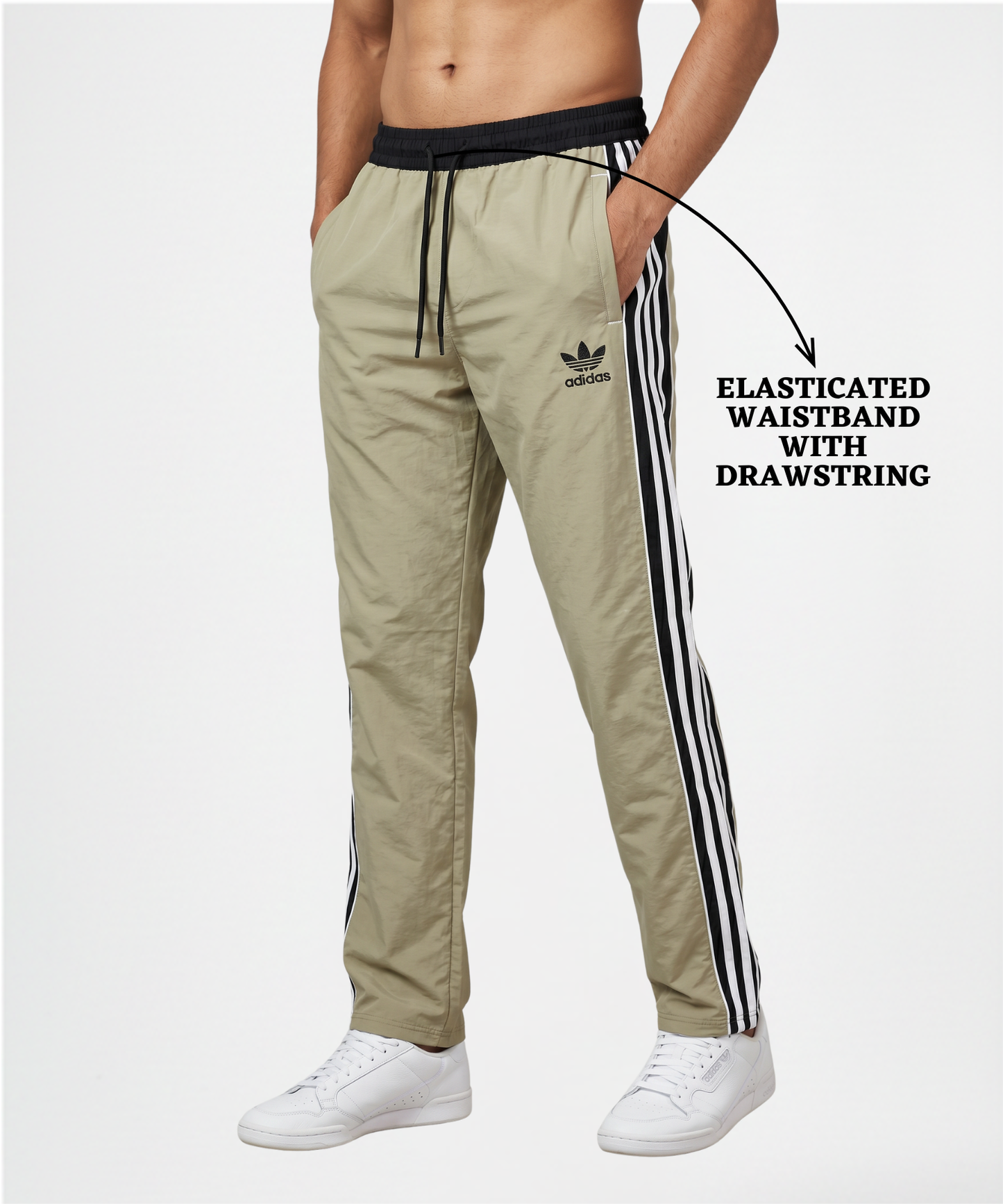 Imported Nylon Crush Lycra TrackPant (180 GSM)