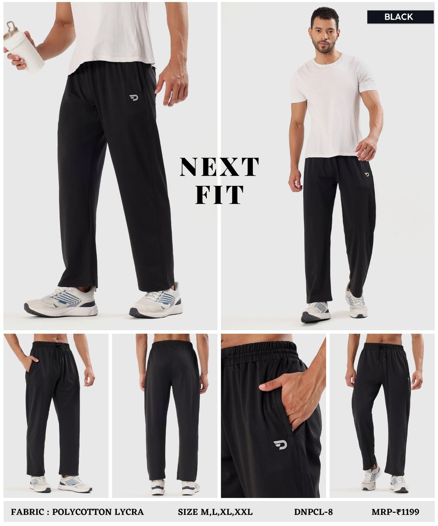 Urban Straight Trackpant- Imported Poly Cotton Lycra  (GSM 280)