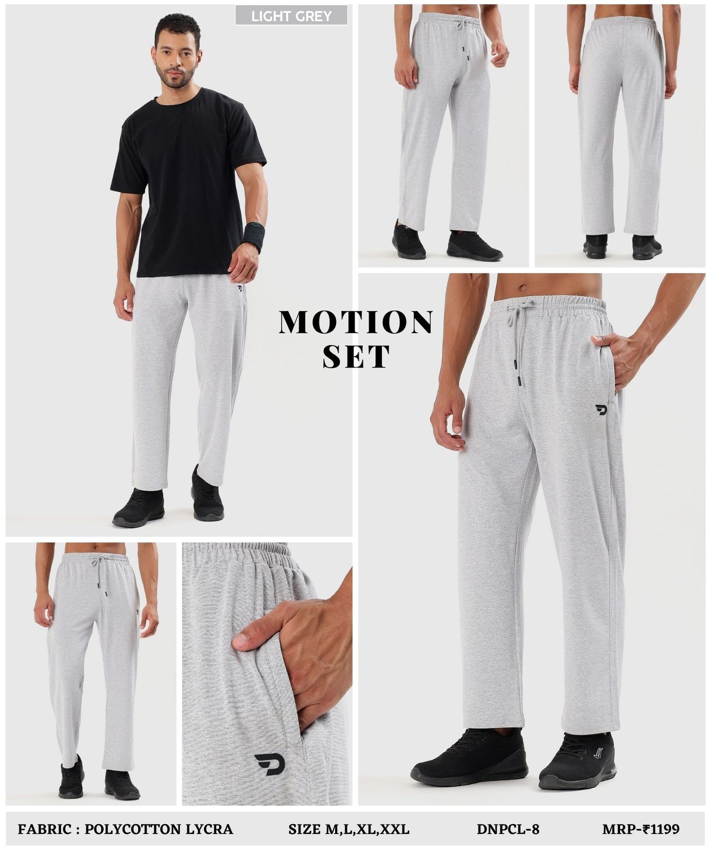 Urban Straight Trackpant- Imported Poly Cotton Lycra  (GSM 280)