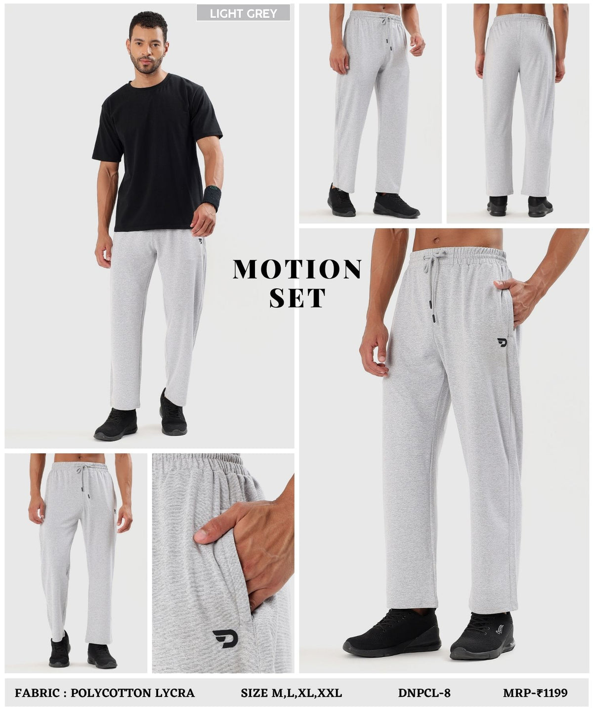Urban Straight Trackpant- Imported Poly Cotton Lycra  (GSM 280) | DOD