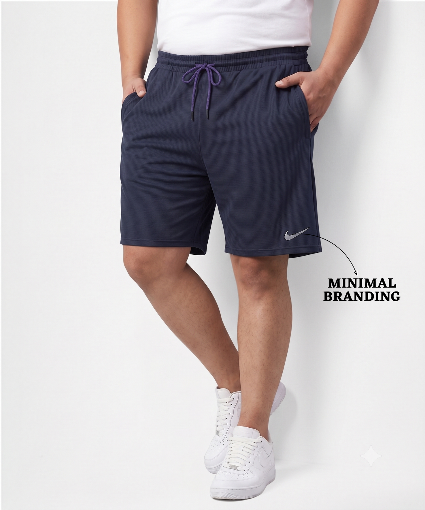 Imported Dobby Lycra Plus Size Shorts (GSM 250)