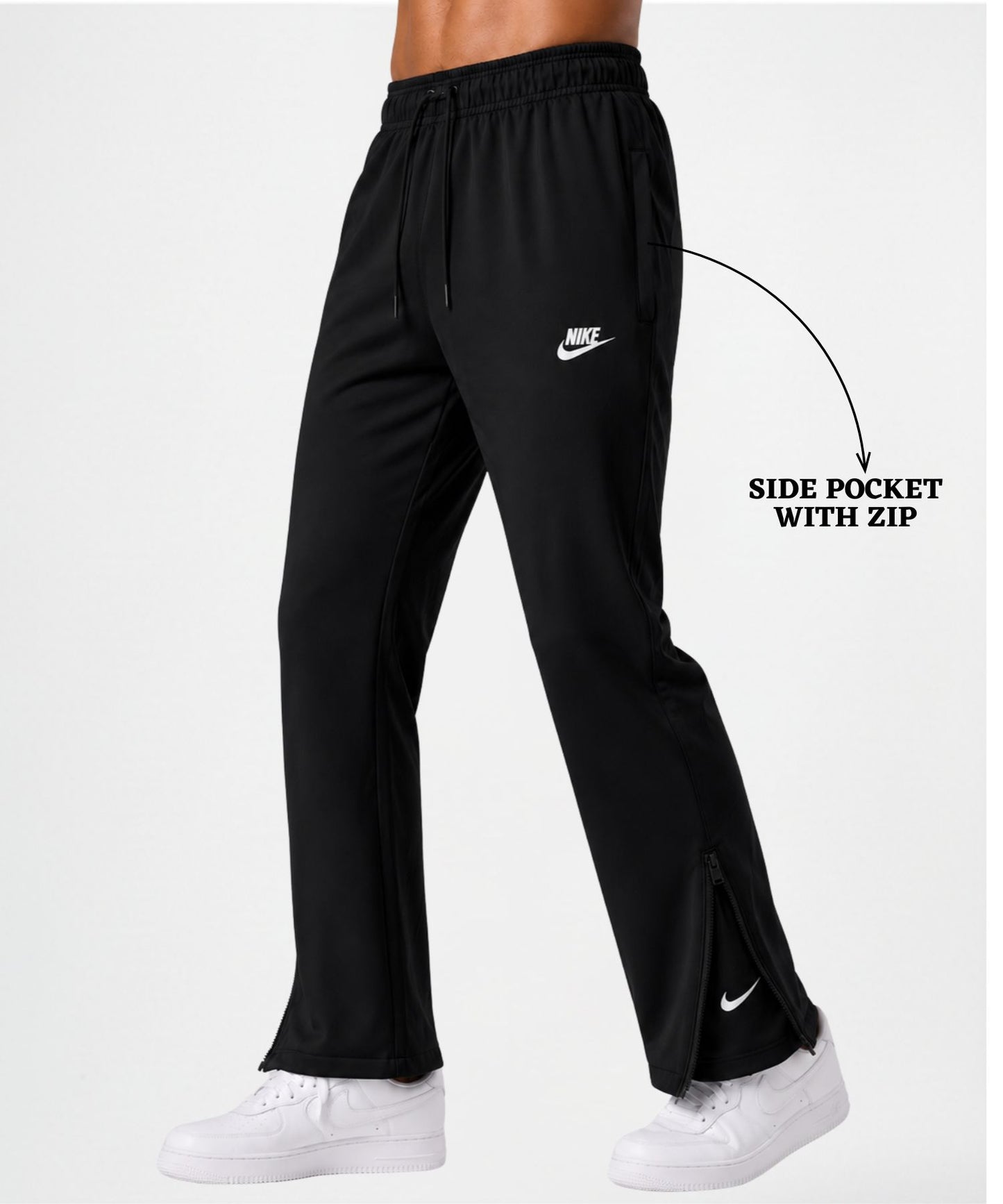 Imported Ns Terry Lycra  Lower (GSM 180-190)| Straight Cut-Boot Cut