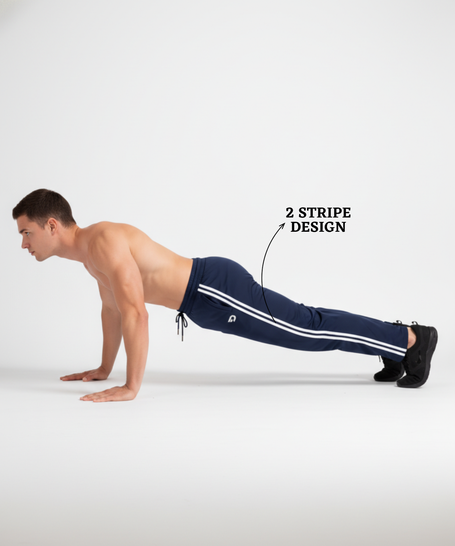 Imported Taiwan Lycra Track Pants | 2 Side Stripe (2 Pati) | 280 GSM