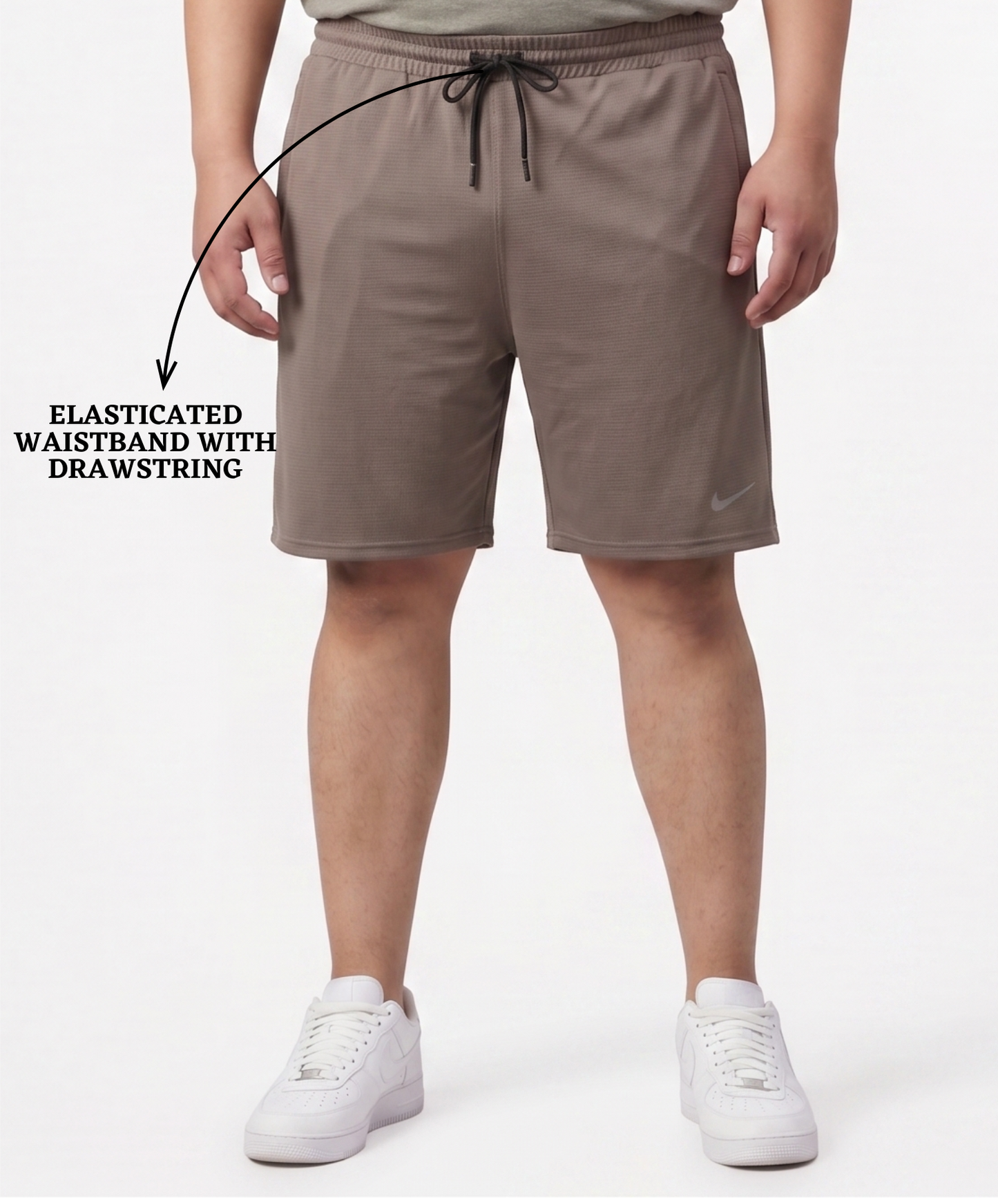 Imported Dobby Lycra Plus Size Shorts (GSM 250)