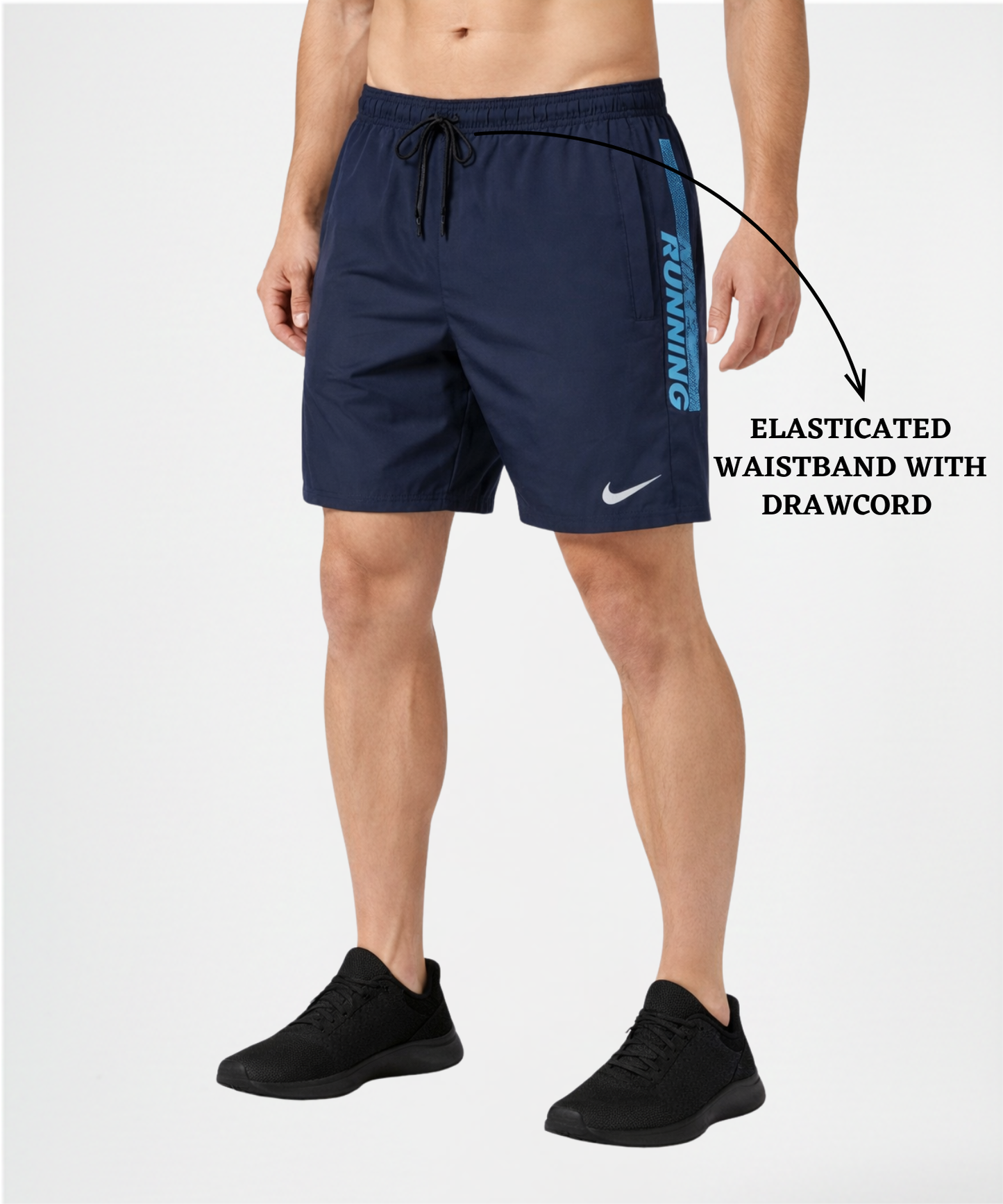 Imported Ns Parachute Lycra Shorts (15% Lycra 130 GSM)