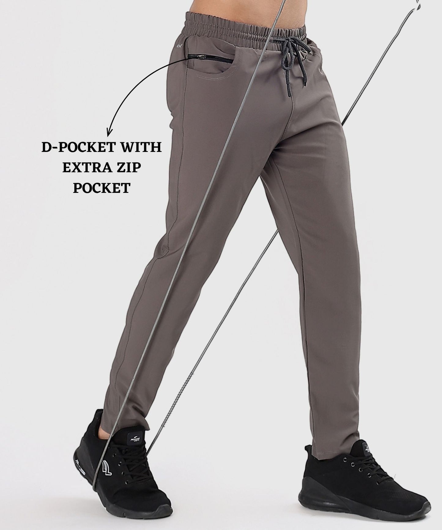 Parachute Flex TrackPant - Imported Ns Parachute Lycra Lower (20% Lycra 145 GSM)