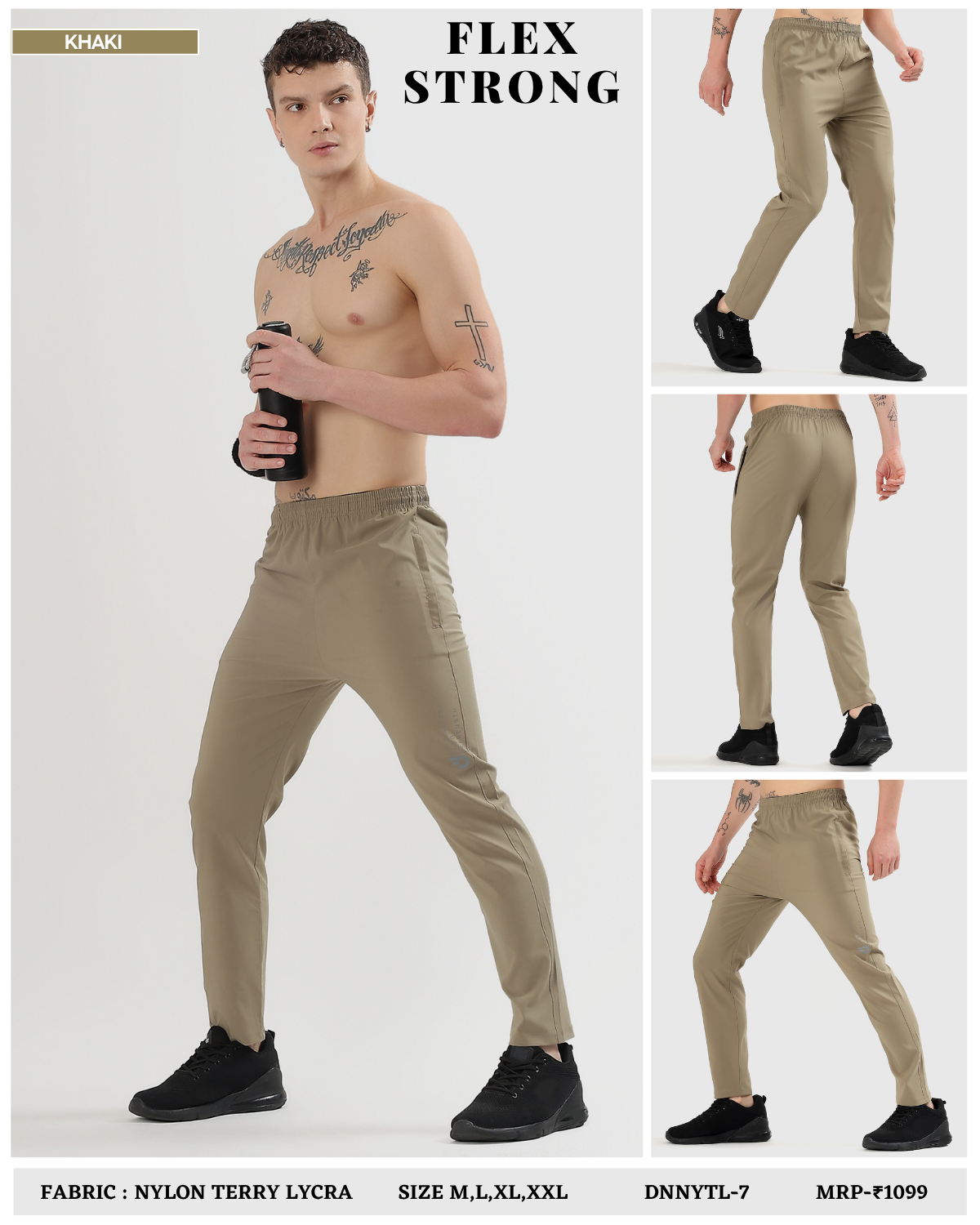 Imported Nylon Terry Lycra Lower (GSM 180-190)