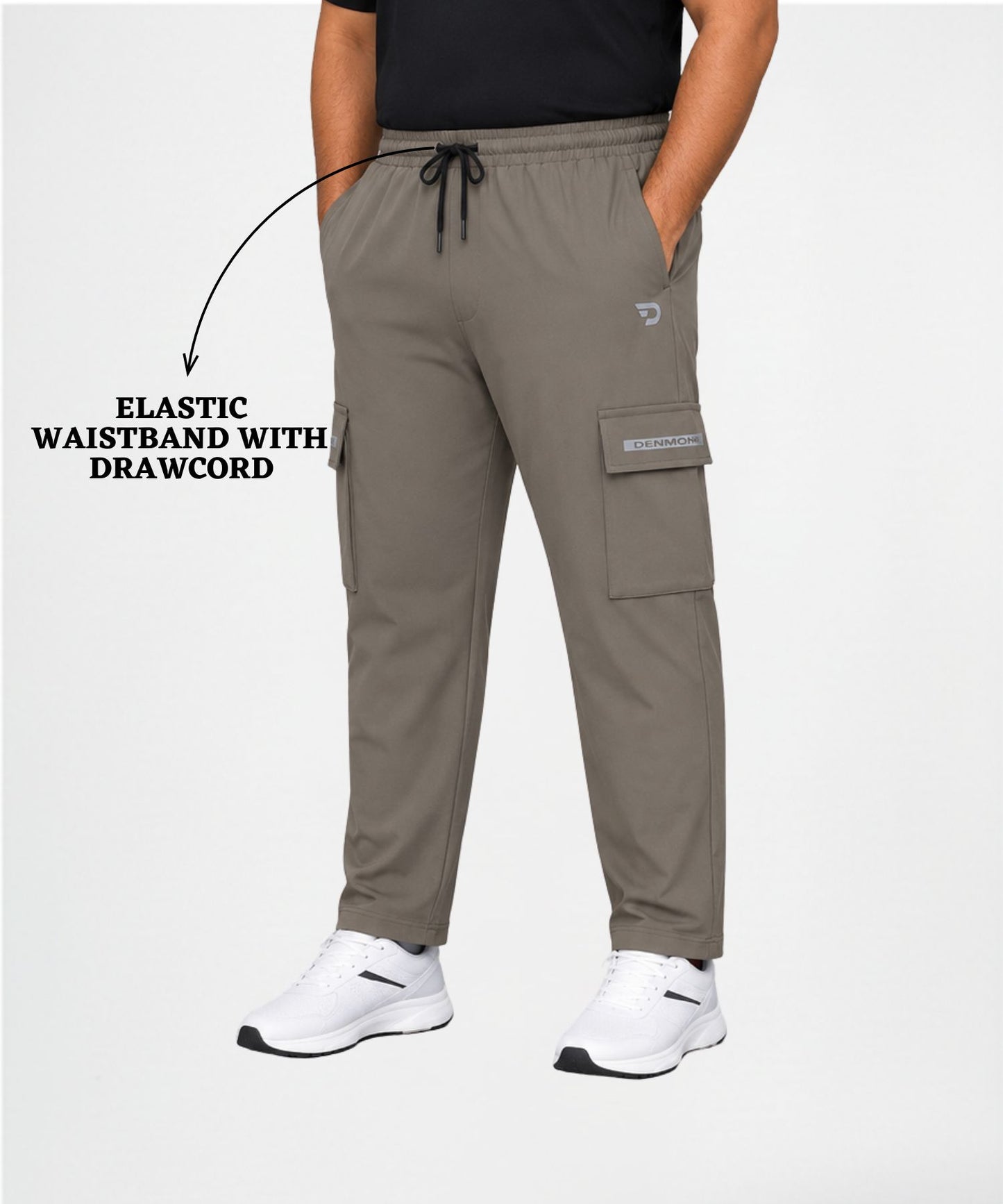 Cargo Style Trackpant – Imported Ns Parachute Lycra Plus Size Cargo  (145 GSM, 20% Lycra)