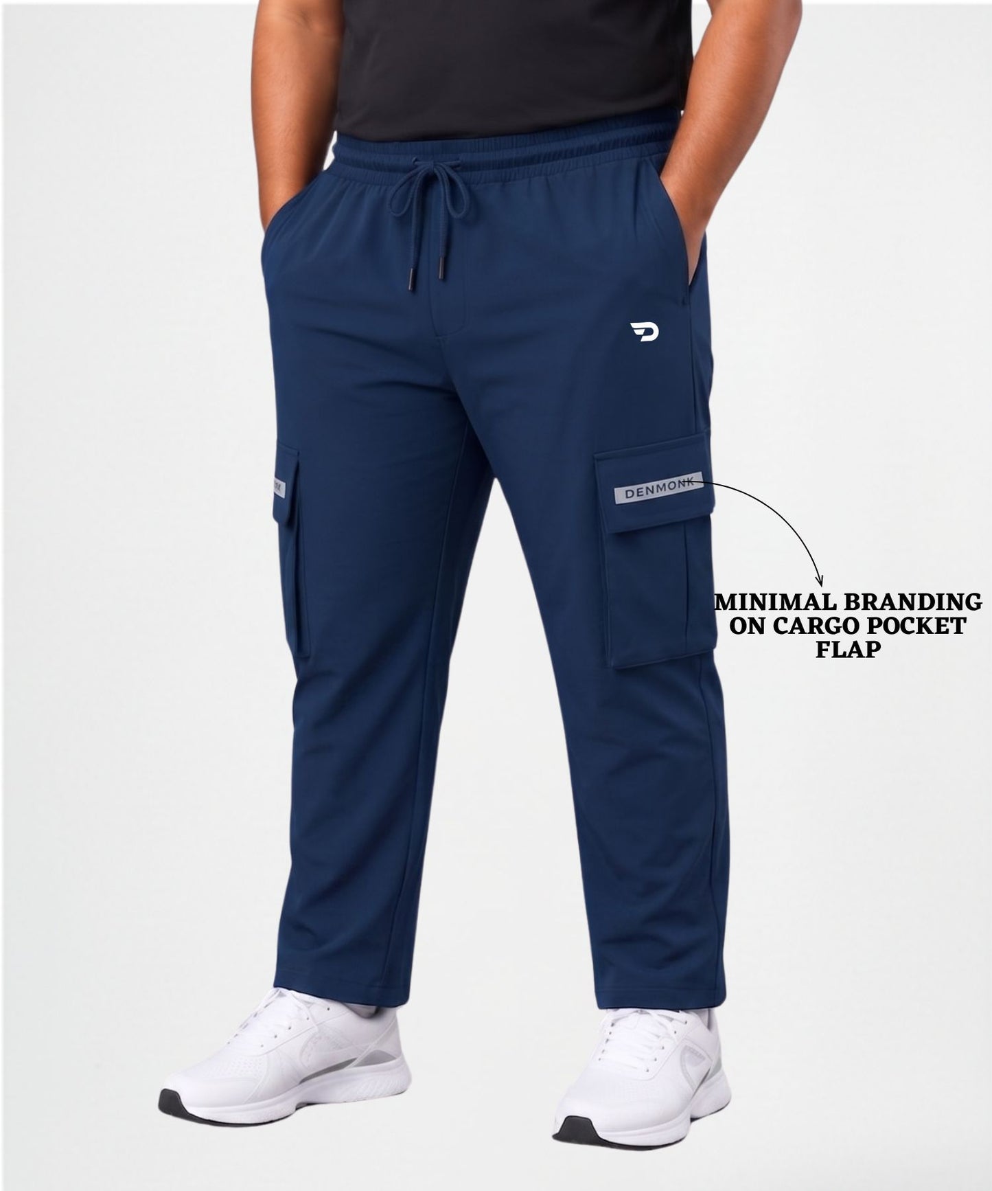 Cargo Style Trackpant – Imported Ns Parachute Lycra Plus Size Cargo  (145 GSM, 20% Lycra)