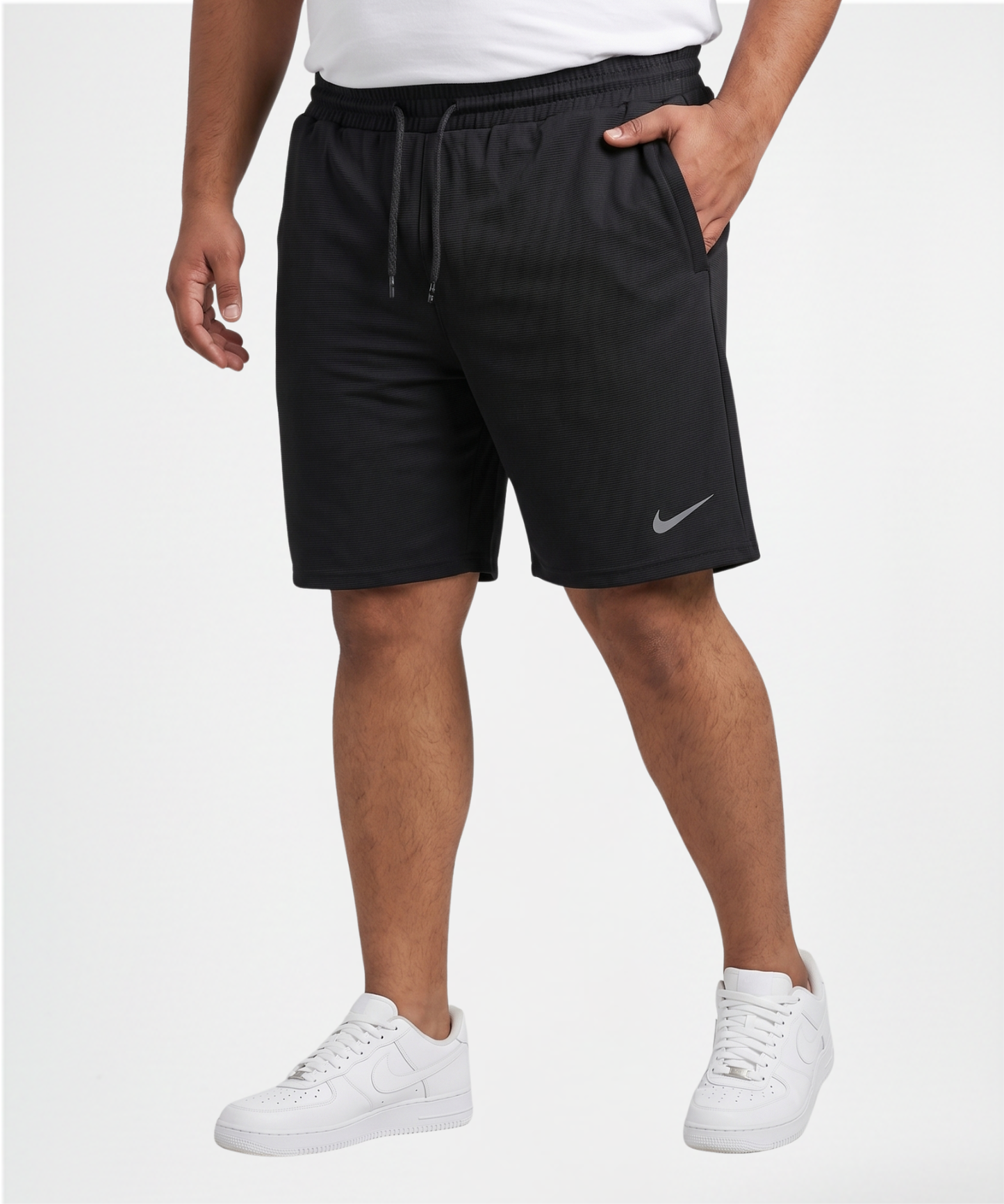 Imported Dobby Lycra Plus Size Shorts (GSM 250)
