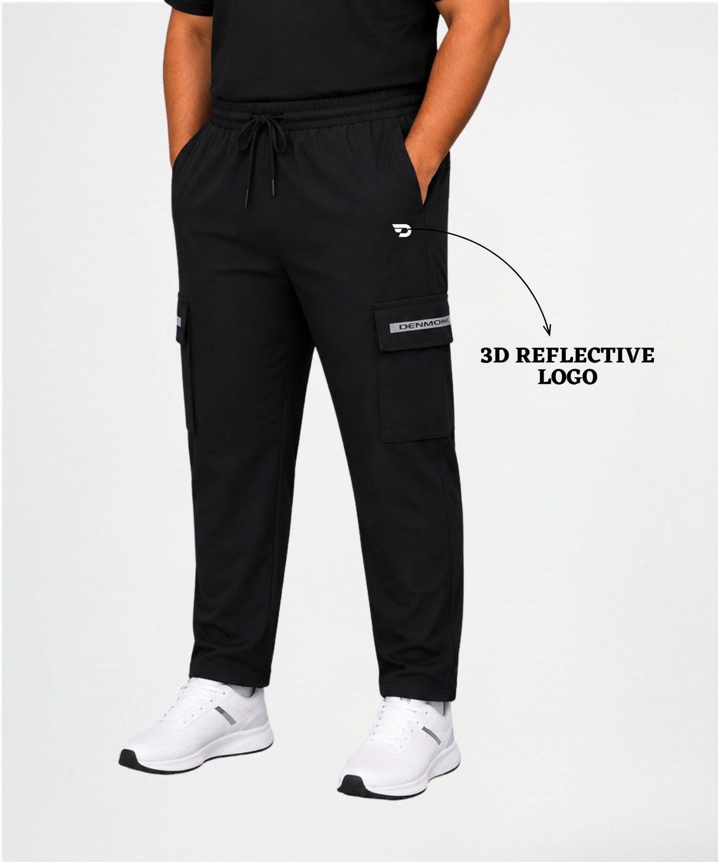 Cargo Style Trackpant – Imported Ns Parachute Lycra Plus Size Cargo  (145 GSM, 20% Lycra)