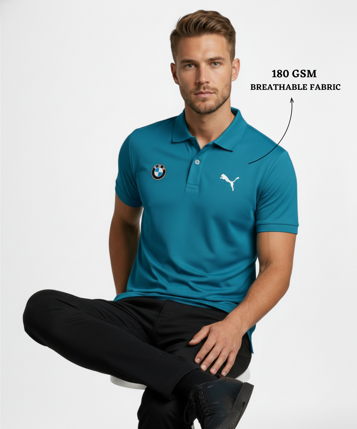Imported Matty Lycra T-Shirts (GSM 180)
