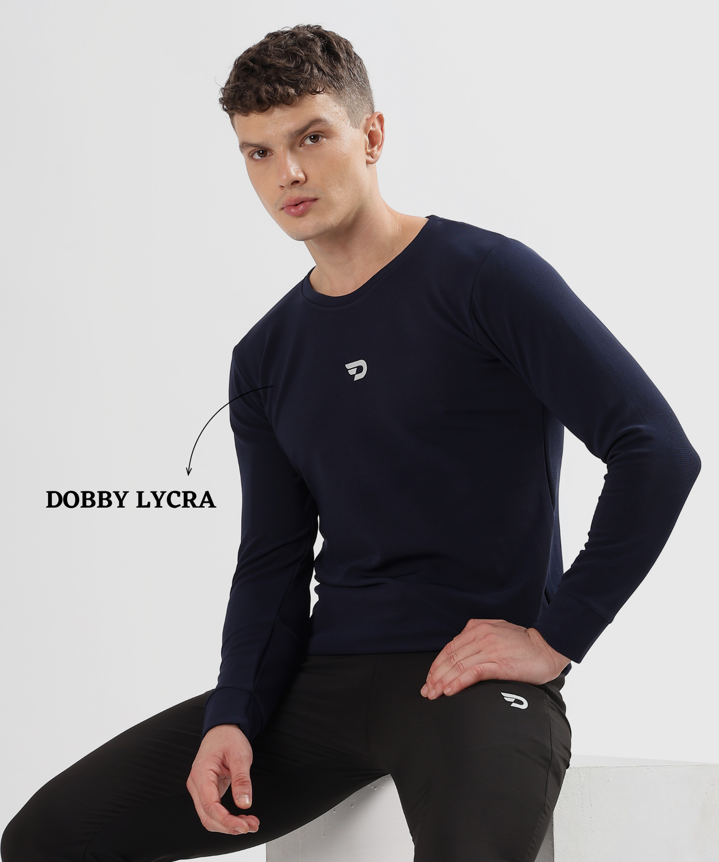 Dobby Lycra Sweatshirt