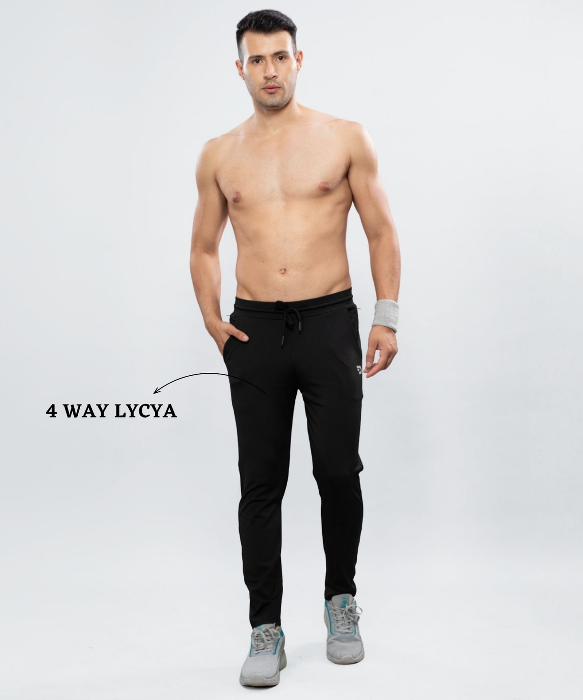 Cross Pocket Utility Trackpant – Imported 4Way Taiwan Lycra | 280 GSM | Slim fit