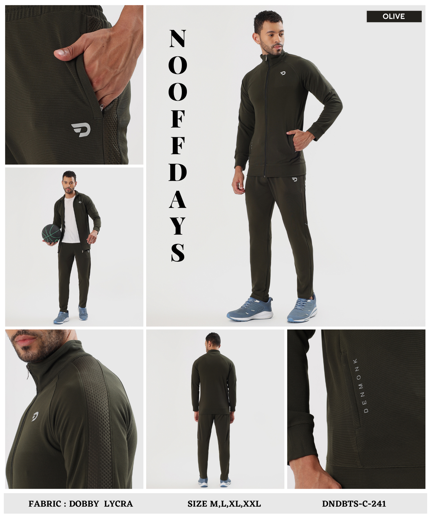 Dobby Lycra Tracksuit