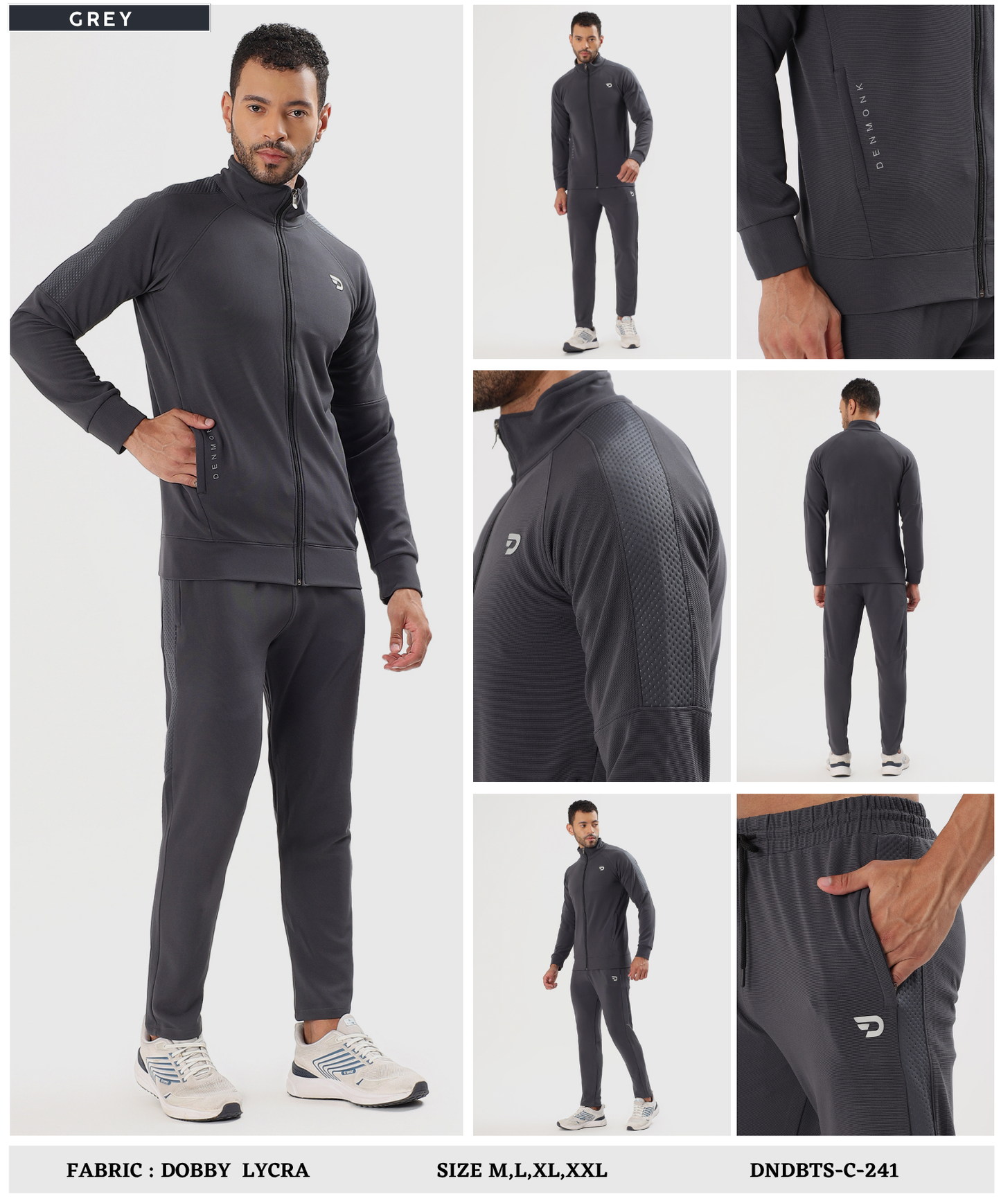 Dobby Lycra Tracksuit