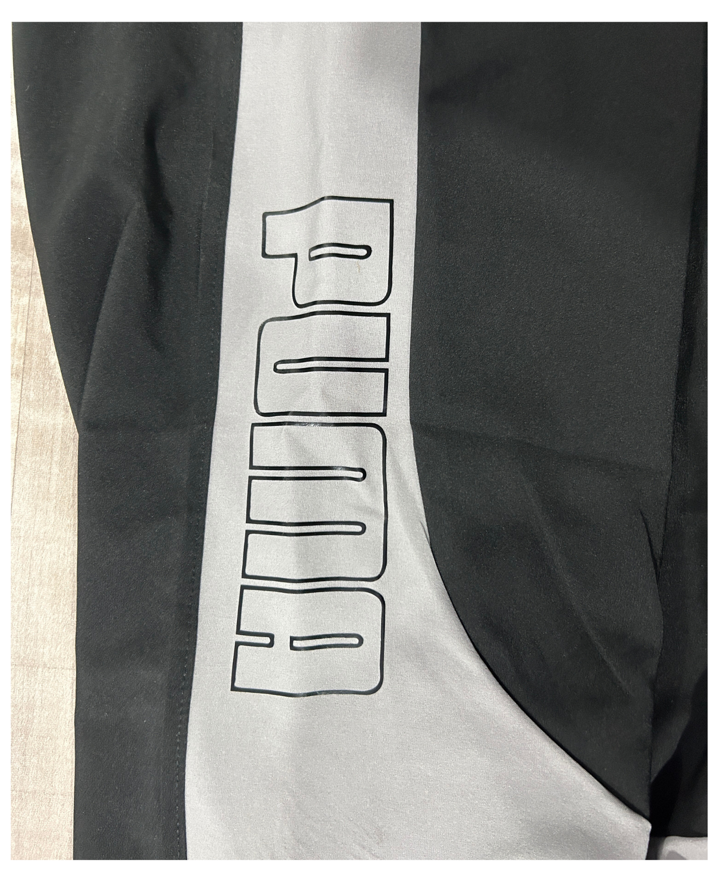 Imported Ns Parachute Lycra Lower (15% Lycra 145 GSM)| Color Block Design