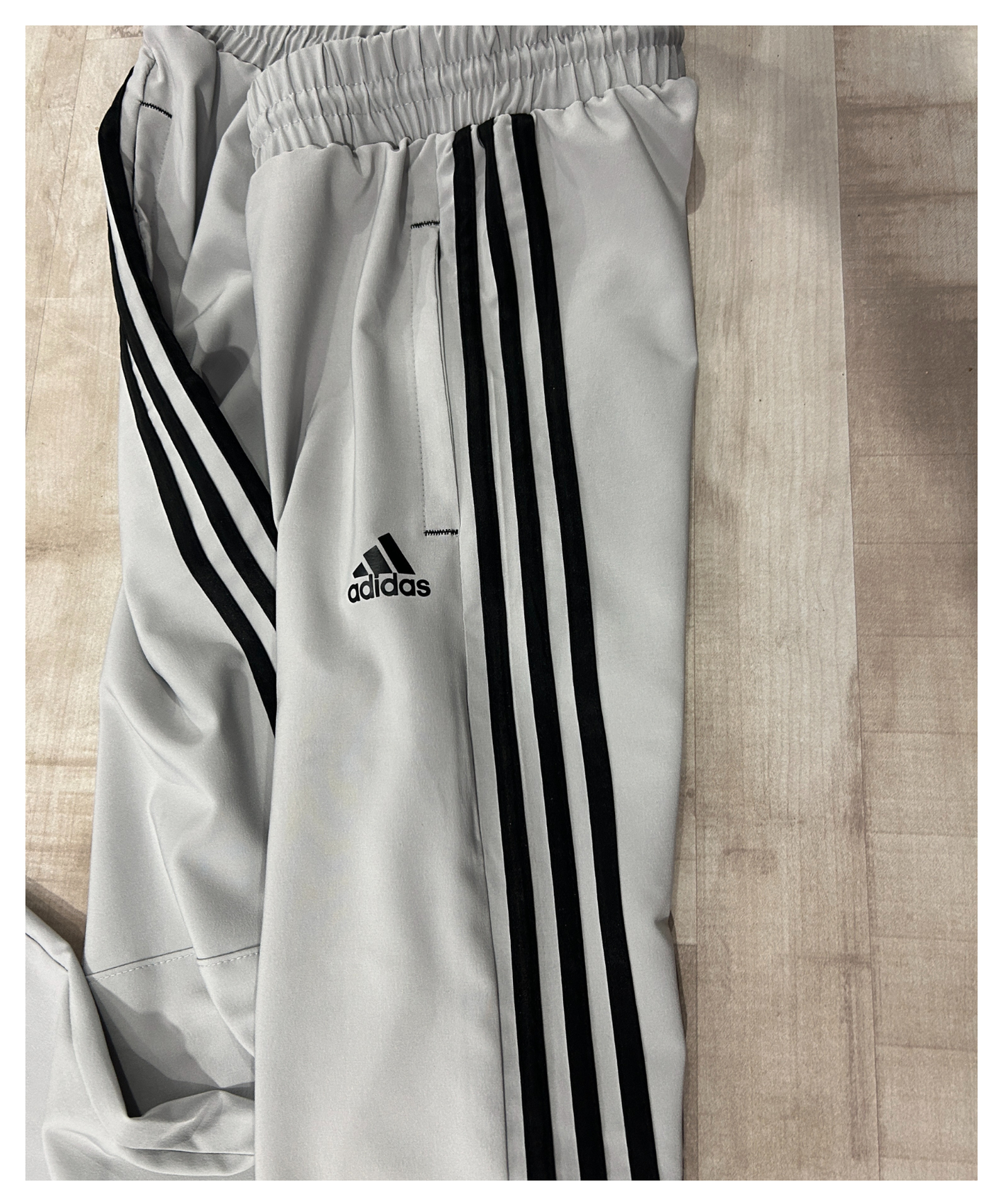 Imported Ns Parachute Lycra Lower (15% Lycra 145 GSM) | Half 3-strip design