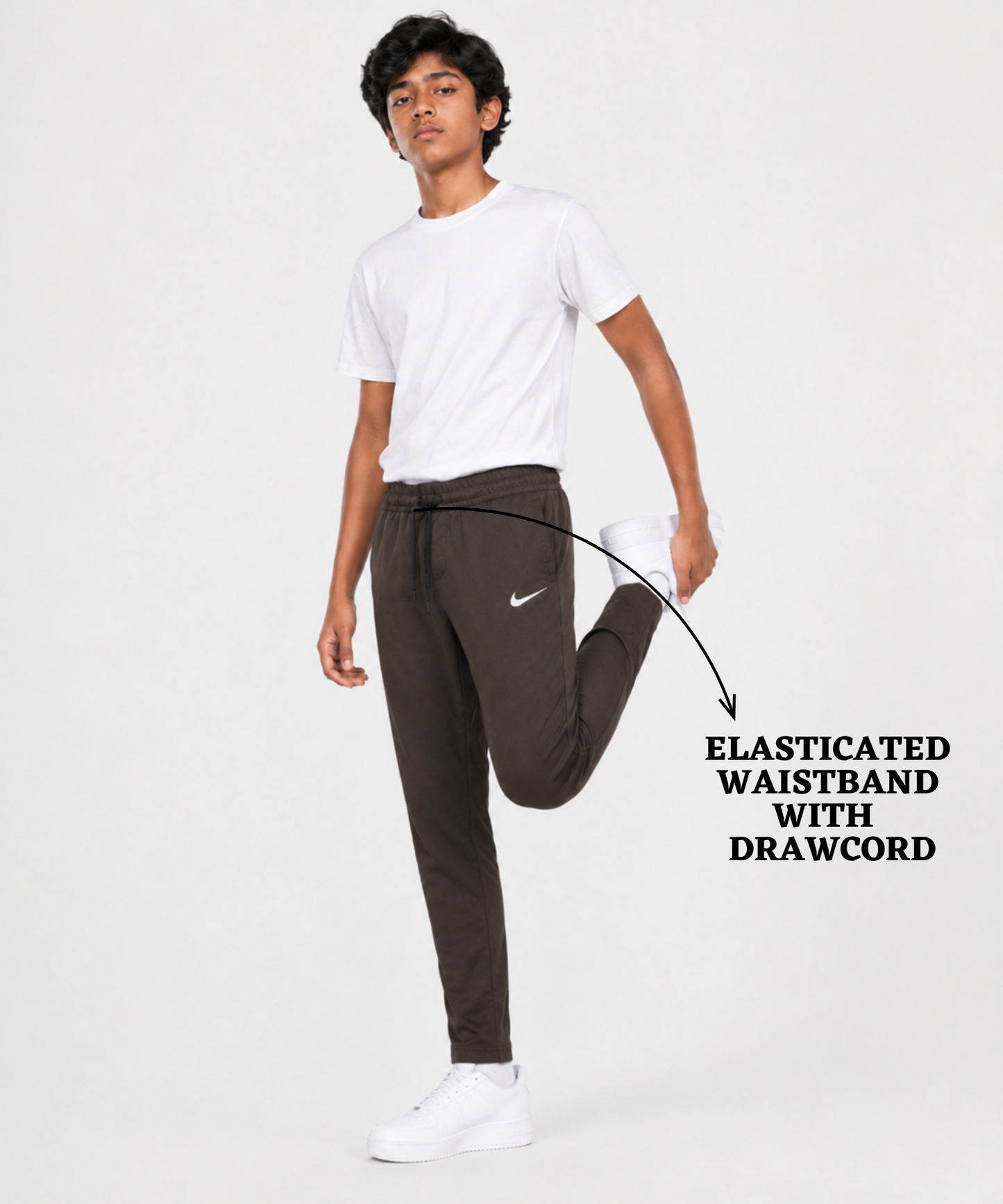Kids' 4-Way  Taiwan  Lycra Track Pants 250 GSM