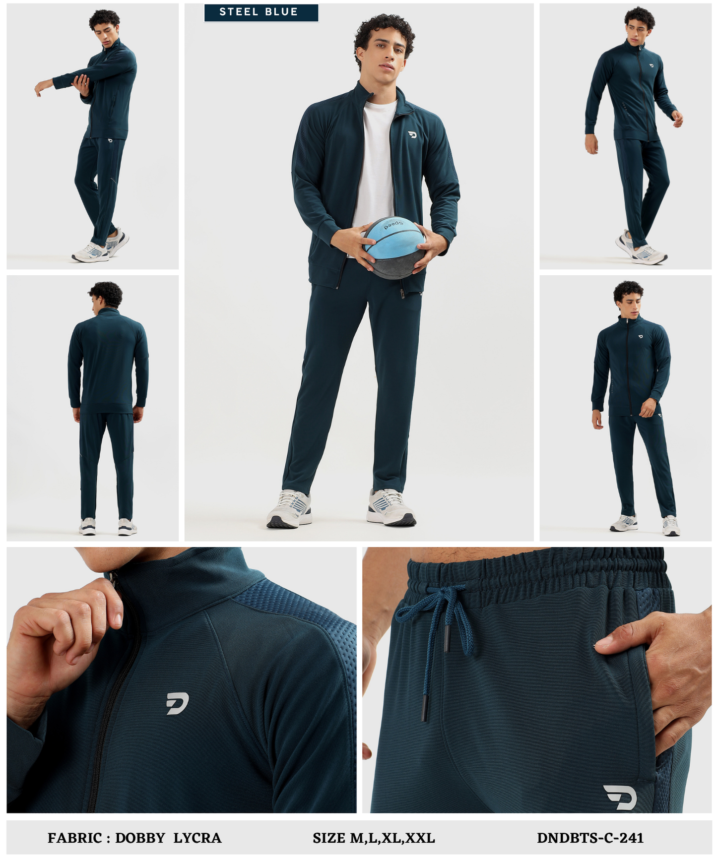 Dobby Lycra Tracksuit