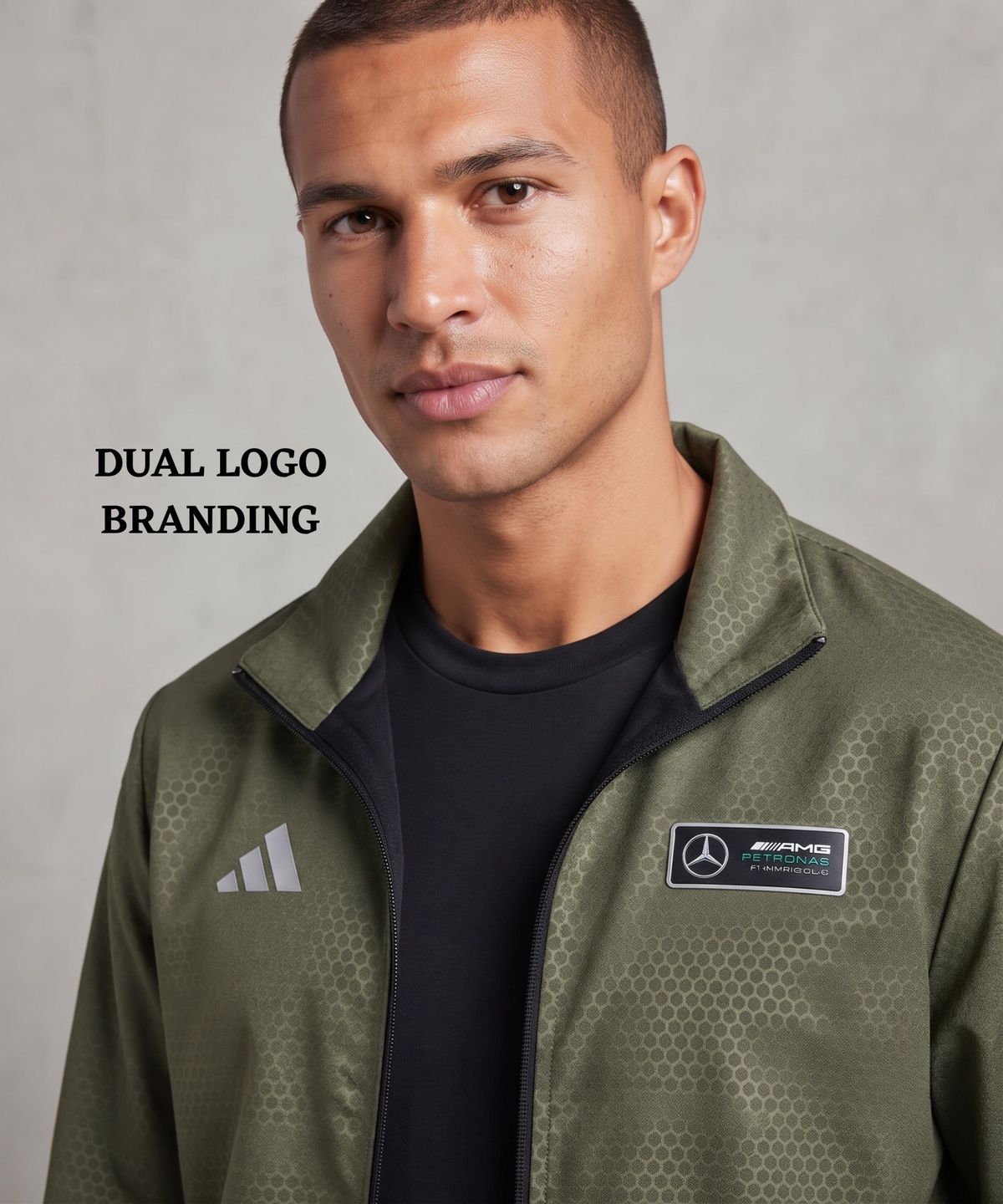 Imported Premium Quality TPU Embossed Windcheater With Inner Lining | Dual Branding Logo | GSM 350 | Regular Fit