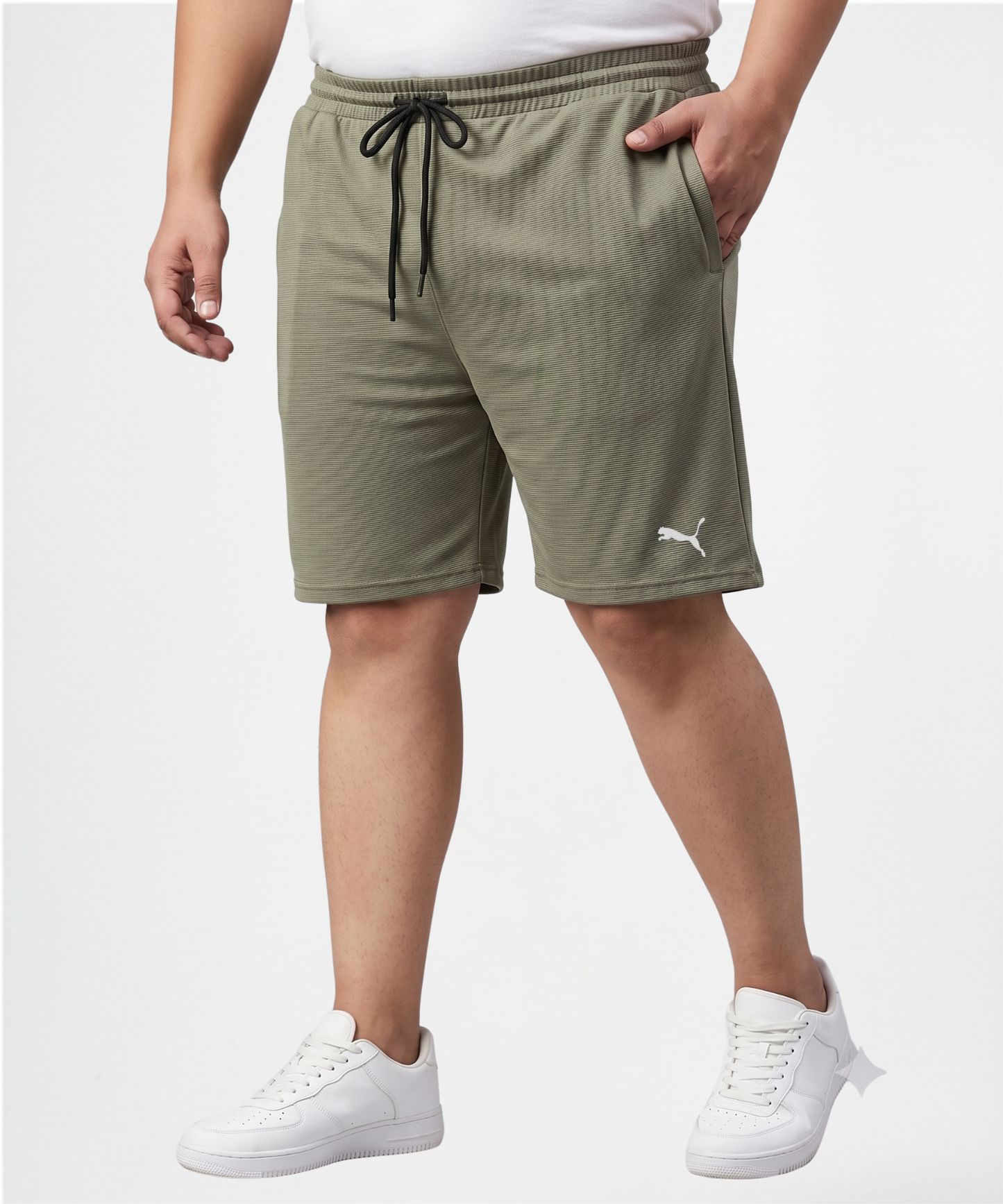 Imported Dobby Lycra Plus Size Shorts (GSM 250)