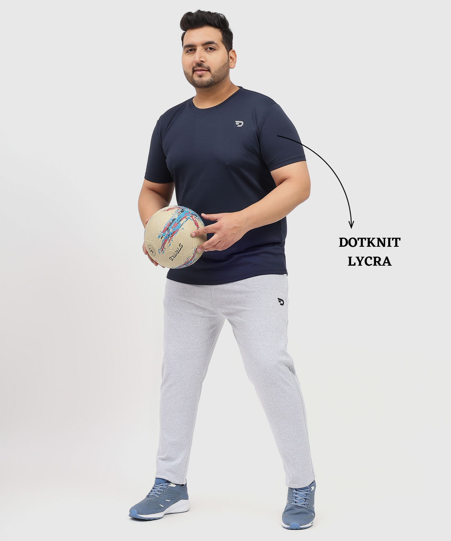 Dotknit Flex Plus Size T-Shirts - Imported Dotnit Lycra (GSM 180)