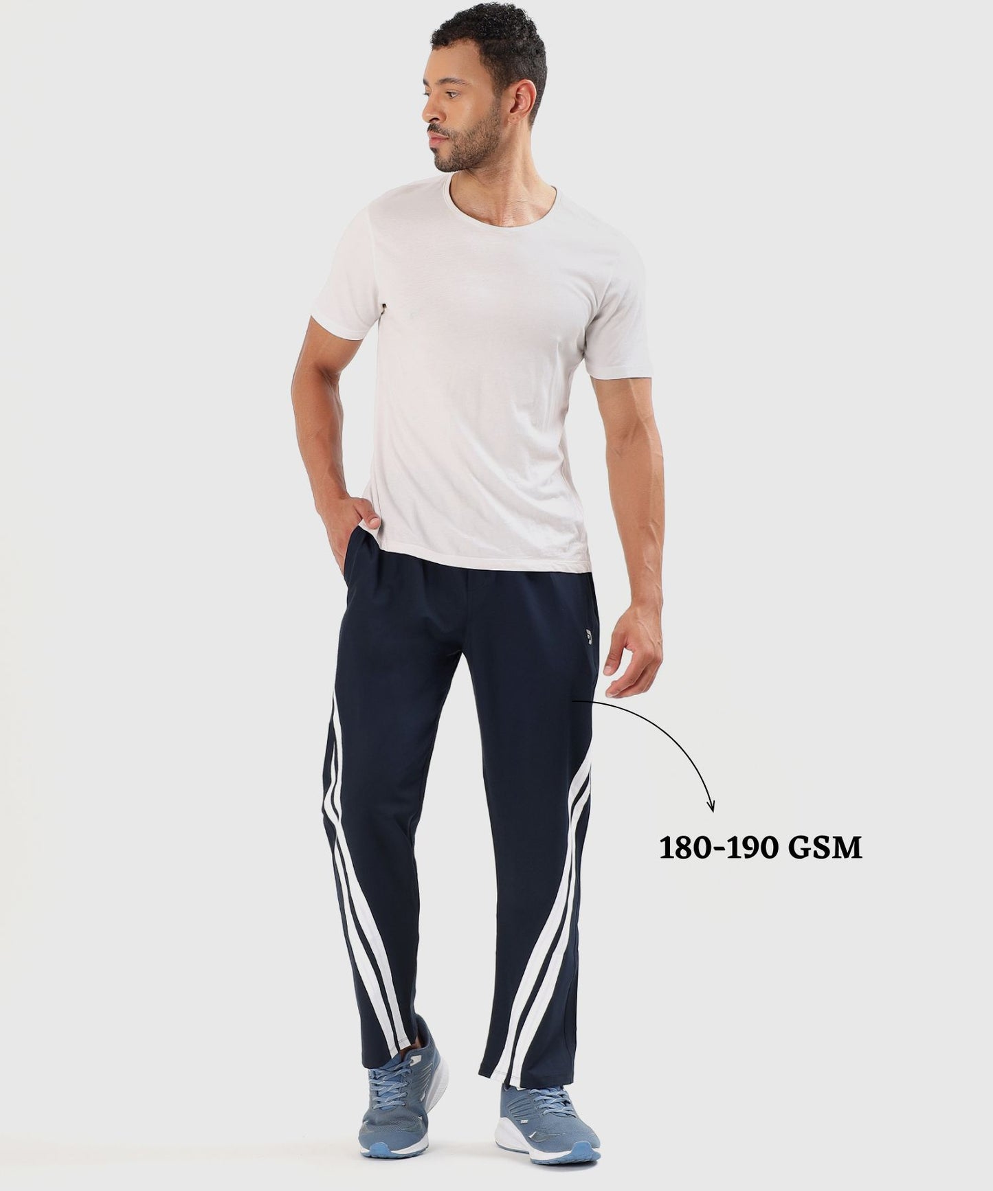 Men’s Imported NS Terry Lycra Straight Fit Trackpant  – Soft, Stretchable & Durable (GSM 180–190)