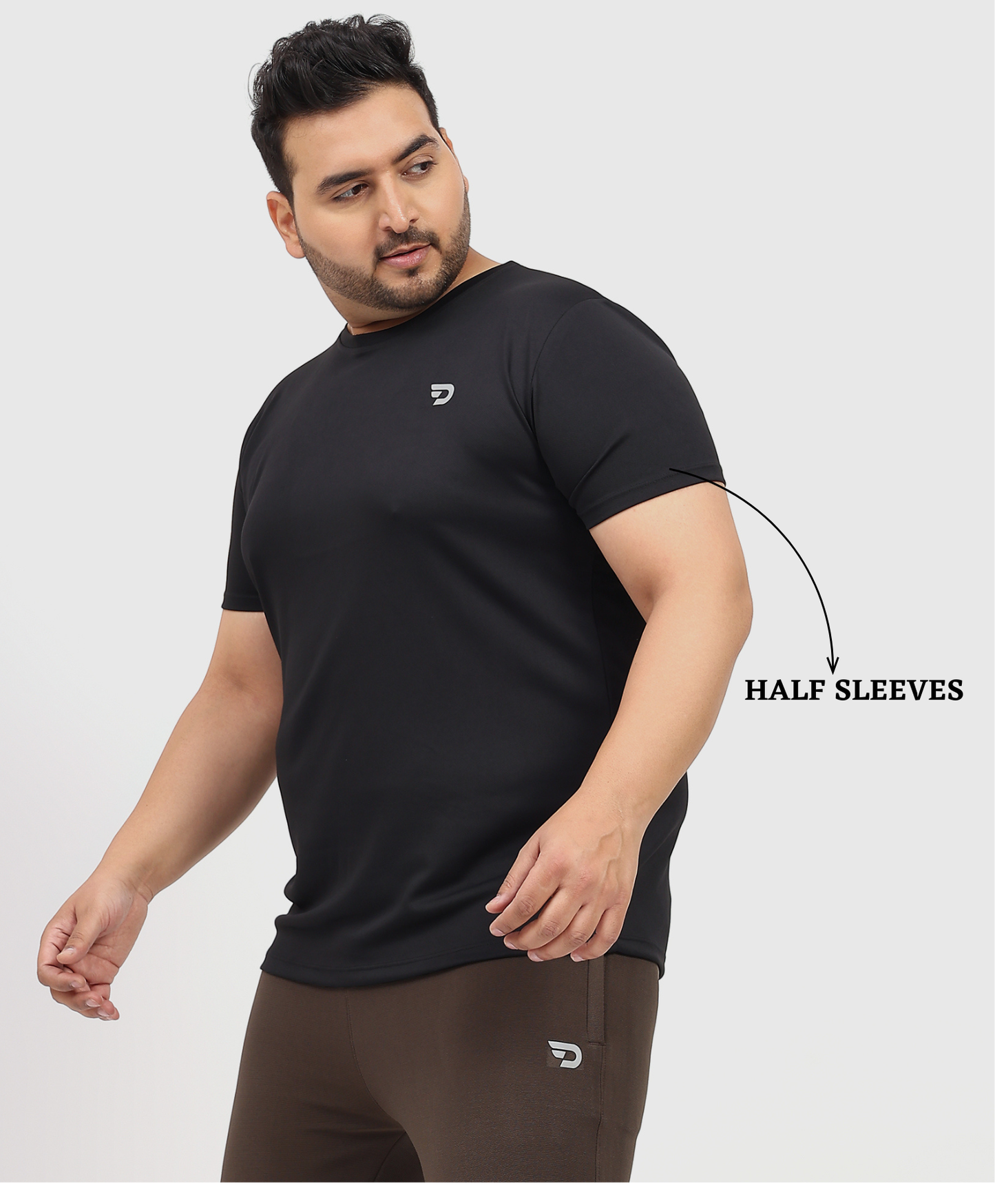 Dotknit Flex Plus Size T-Shirts - Imported Dotnit Lycra (GSM 180)