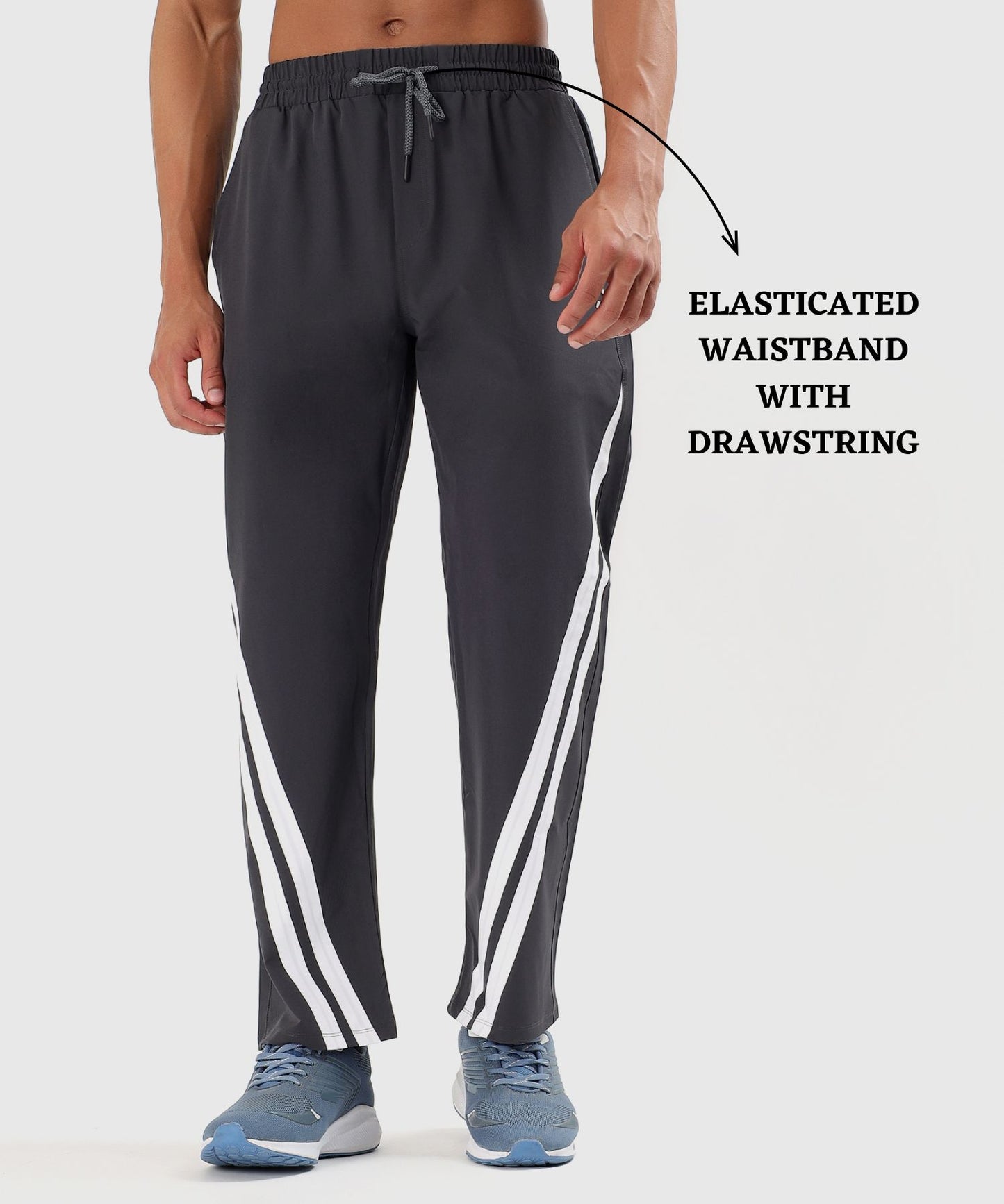 Men’s Imported NS Terry Lycra Straight Fit Trackpant  – Soft, Stretchable & Durable (GSM 180–190)