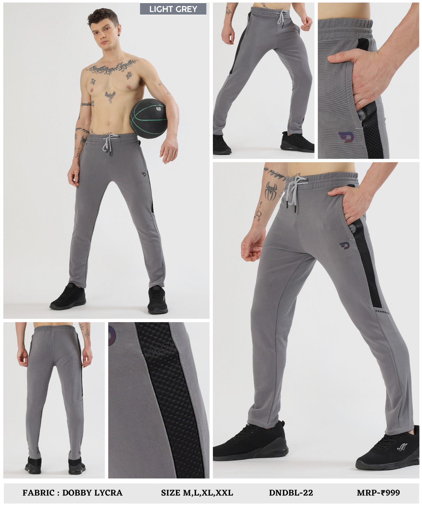 DuraFit Trackpant - Imported Dobby Lycra (GSM 280)