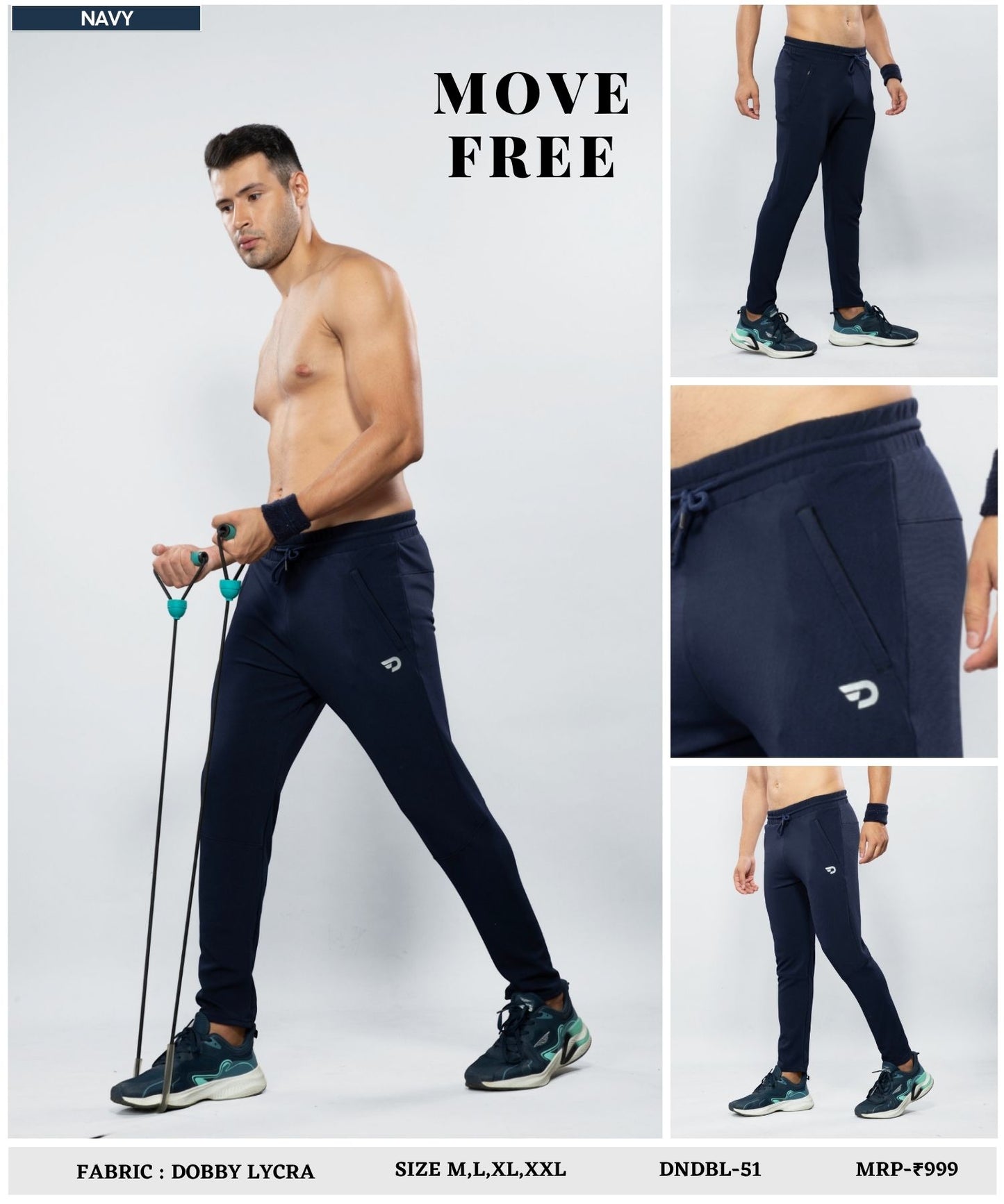 CoreFlex Trackpant – Imported Dobby Lycra (280 GSM)