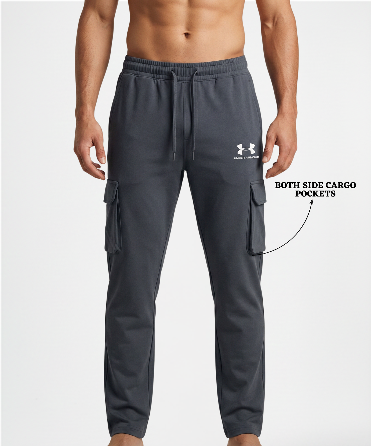 Premium Quality 100% Cotton Lycra Trackpant (GSM 265)